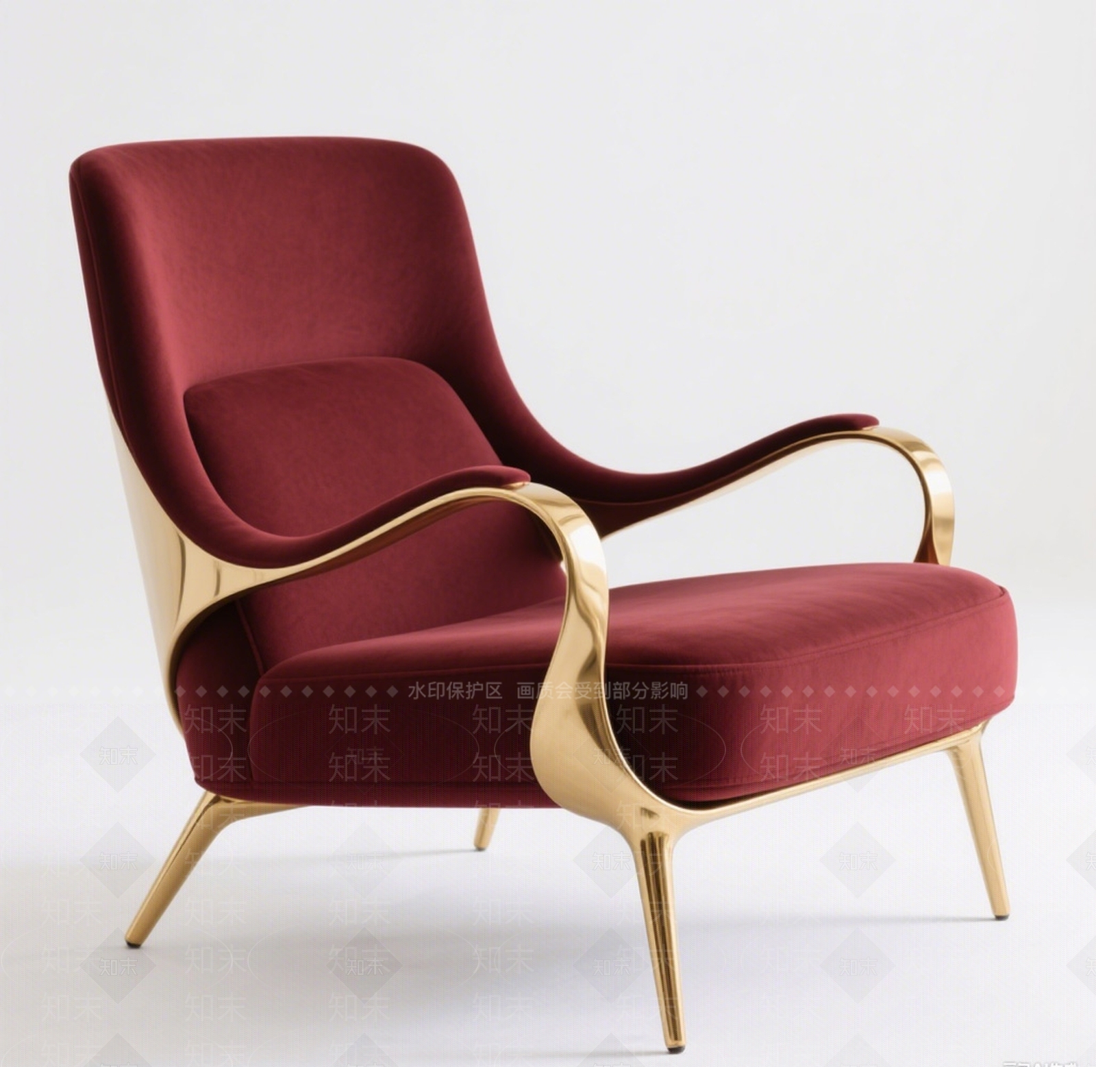 现代休闲椅3D模型下载【ID:1201779540】