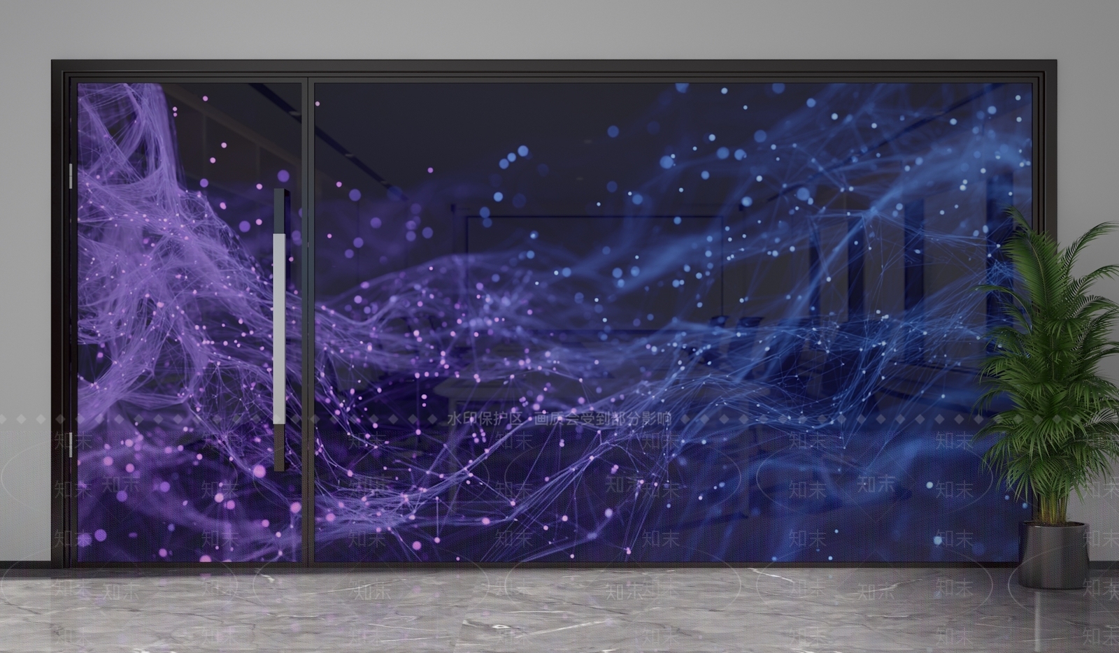 现代隔断3D模型下载【ID:1201780259】