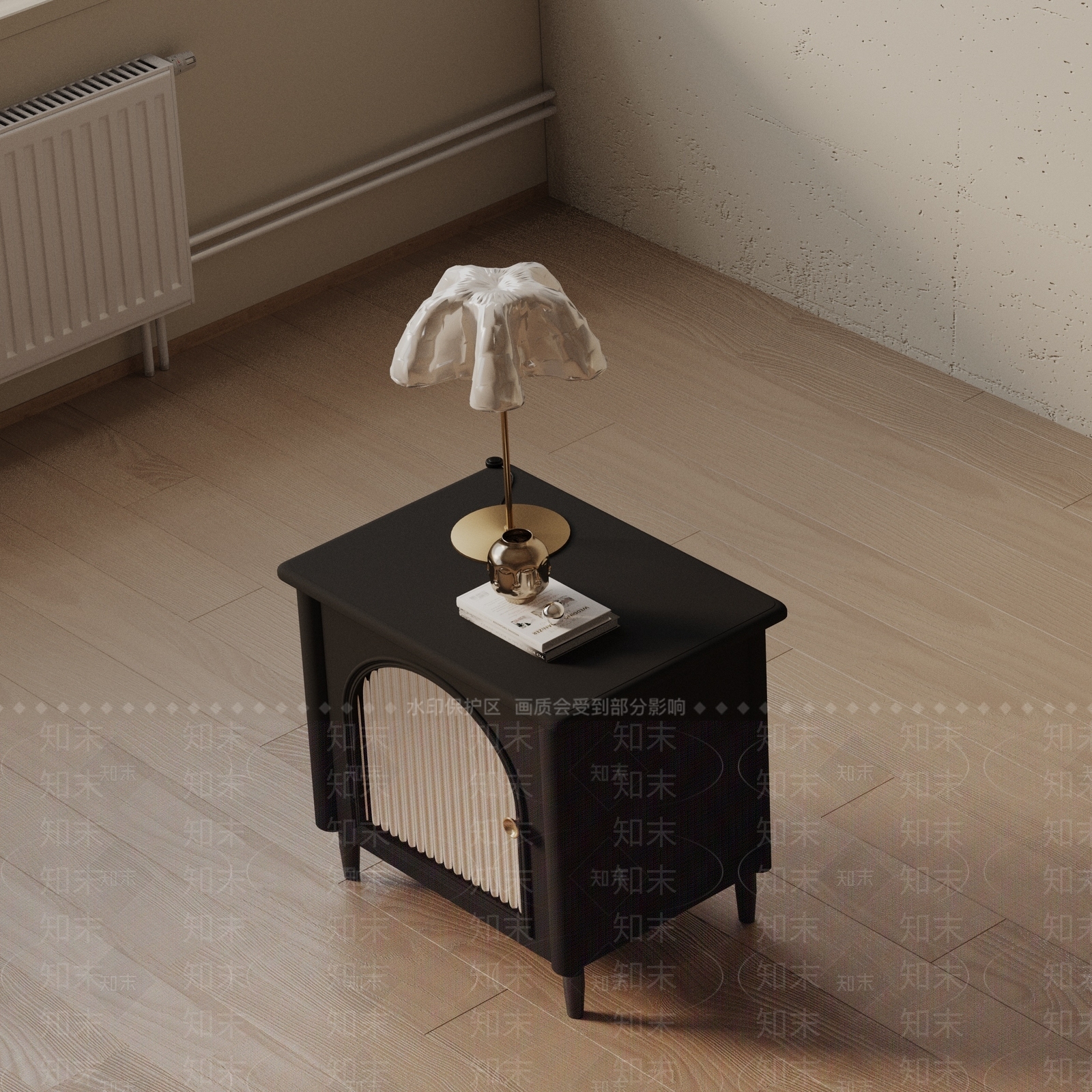 现代床头柜3D模型下载【ID:1201781037】
