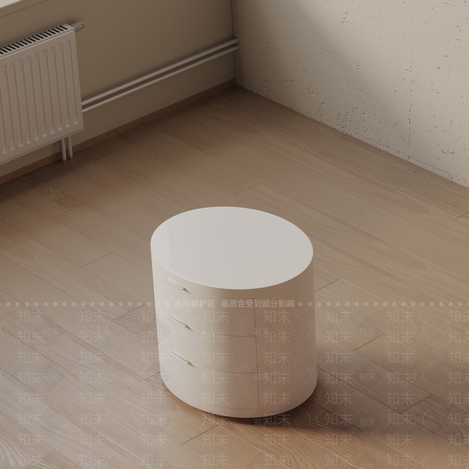 现代床头柜3D模型下载【ID:1201781795】