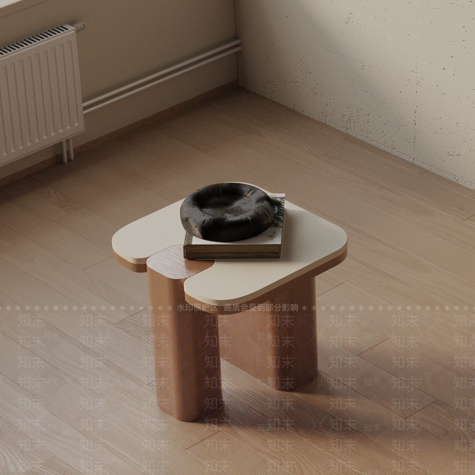 现代床头柜3D模型下载【ID:1201781866】