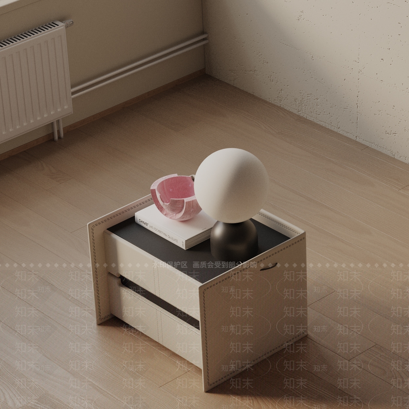 现代床头柜3D模型下载【ID:1201782231】