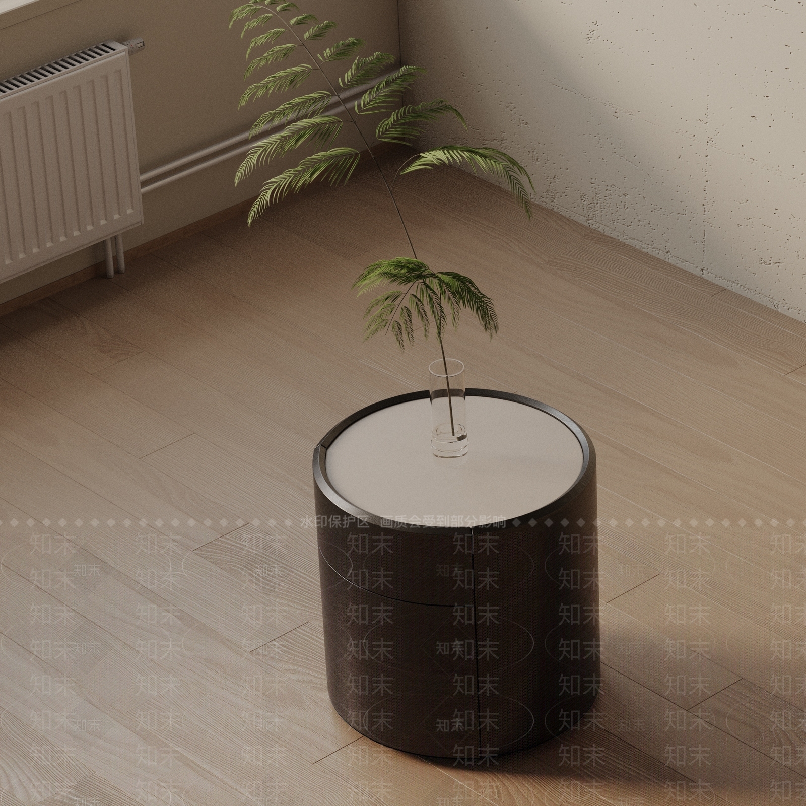 现代床头柜3D模型下载【ID:1201782415】
