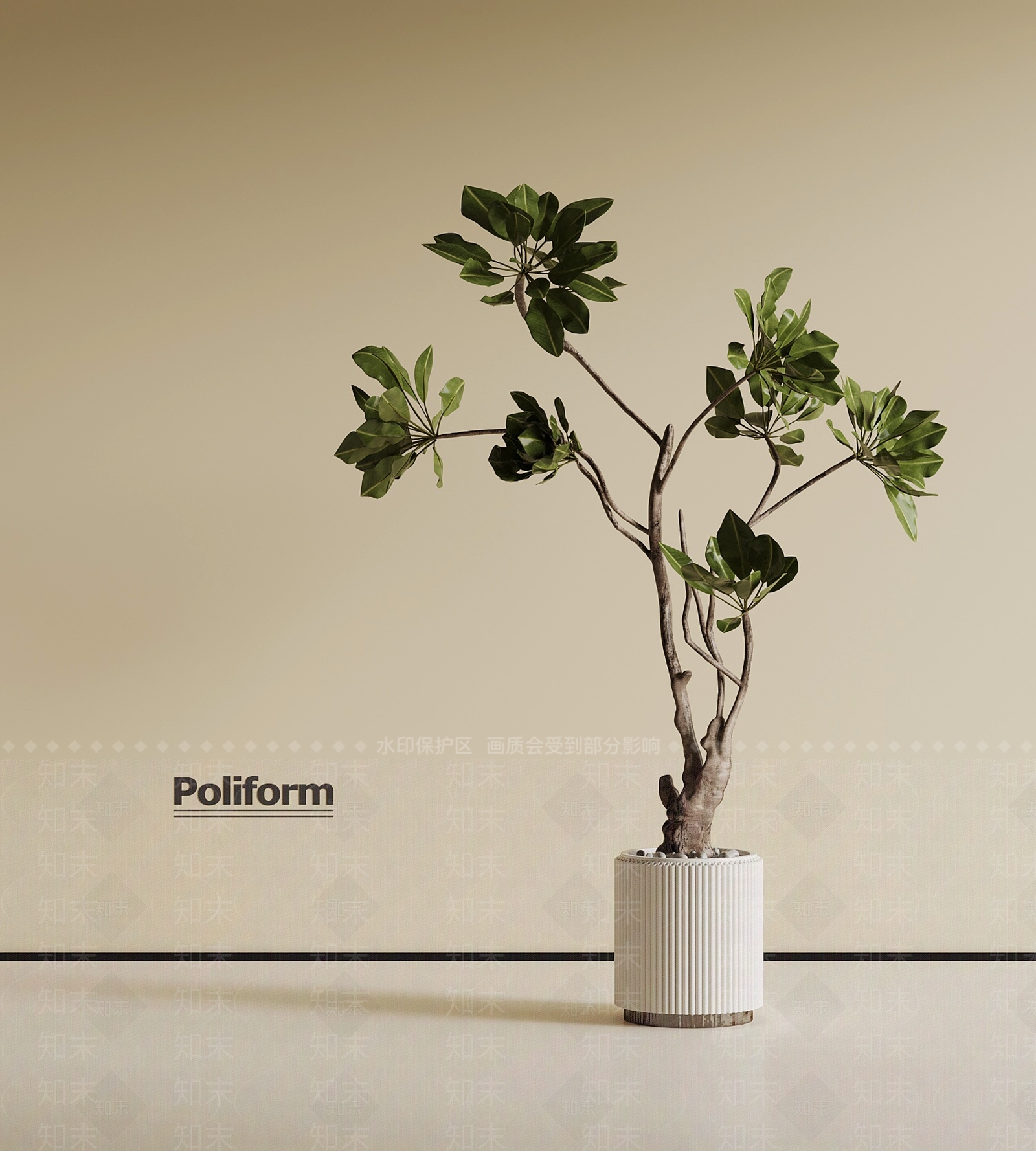 盆栽SU模型下载【ID:1201791656】