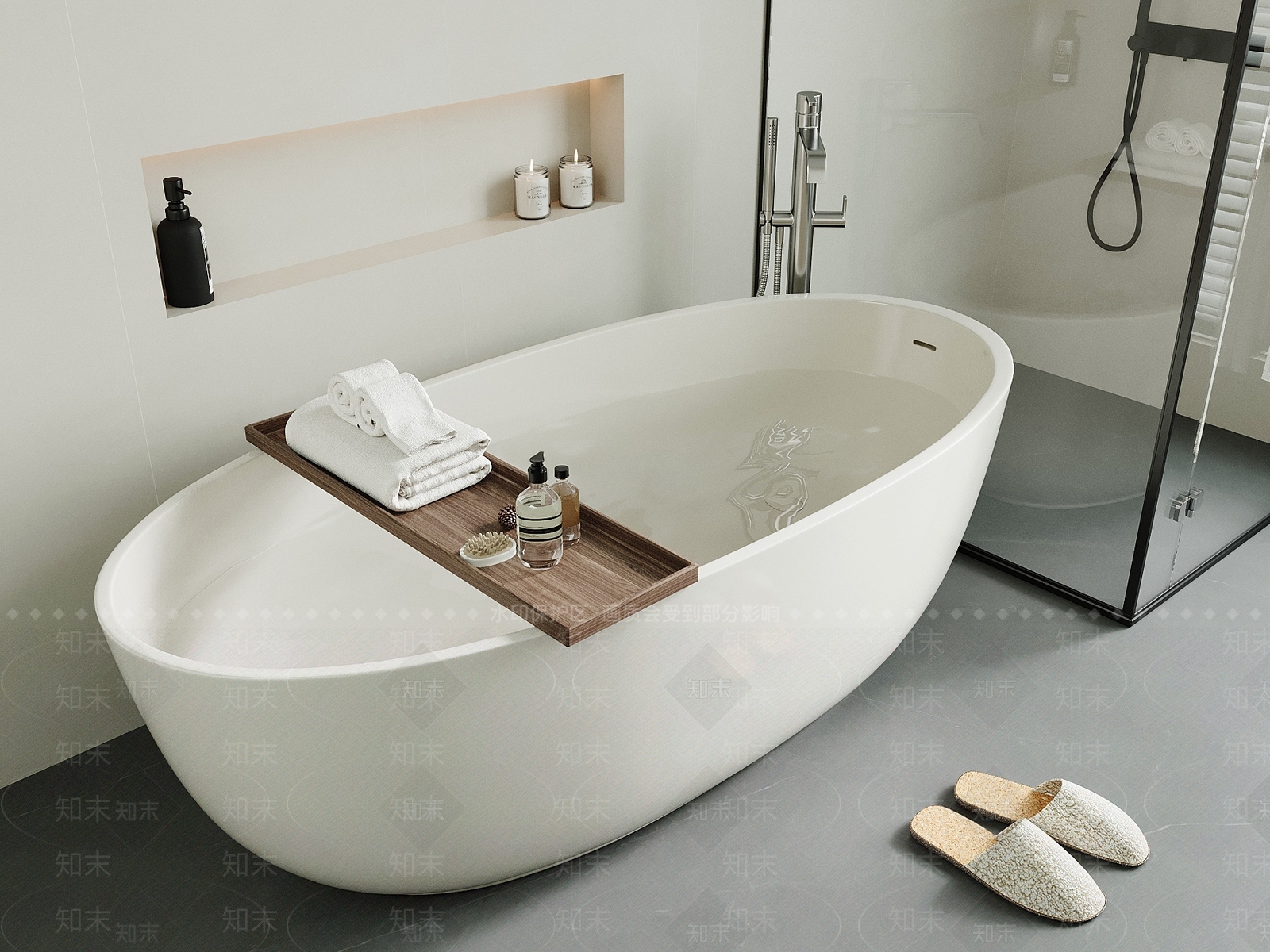浴缸3D模型下载【ID:1201792649】