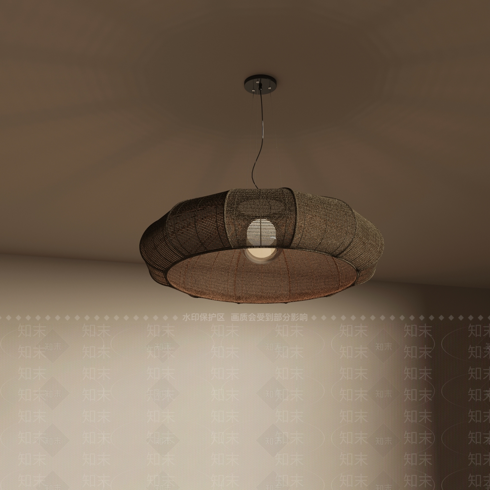侘寂吊灯3D模型下载【ID:1201793260】