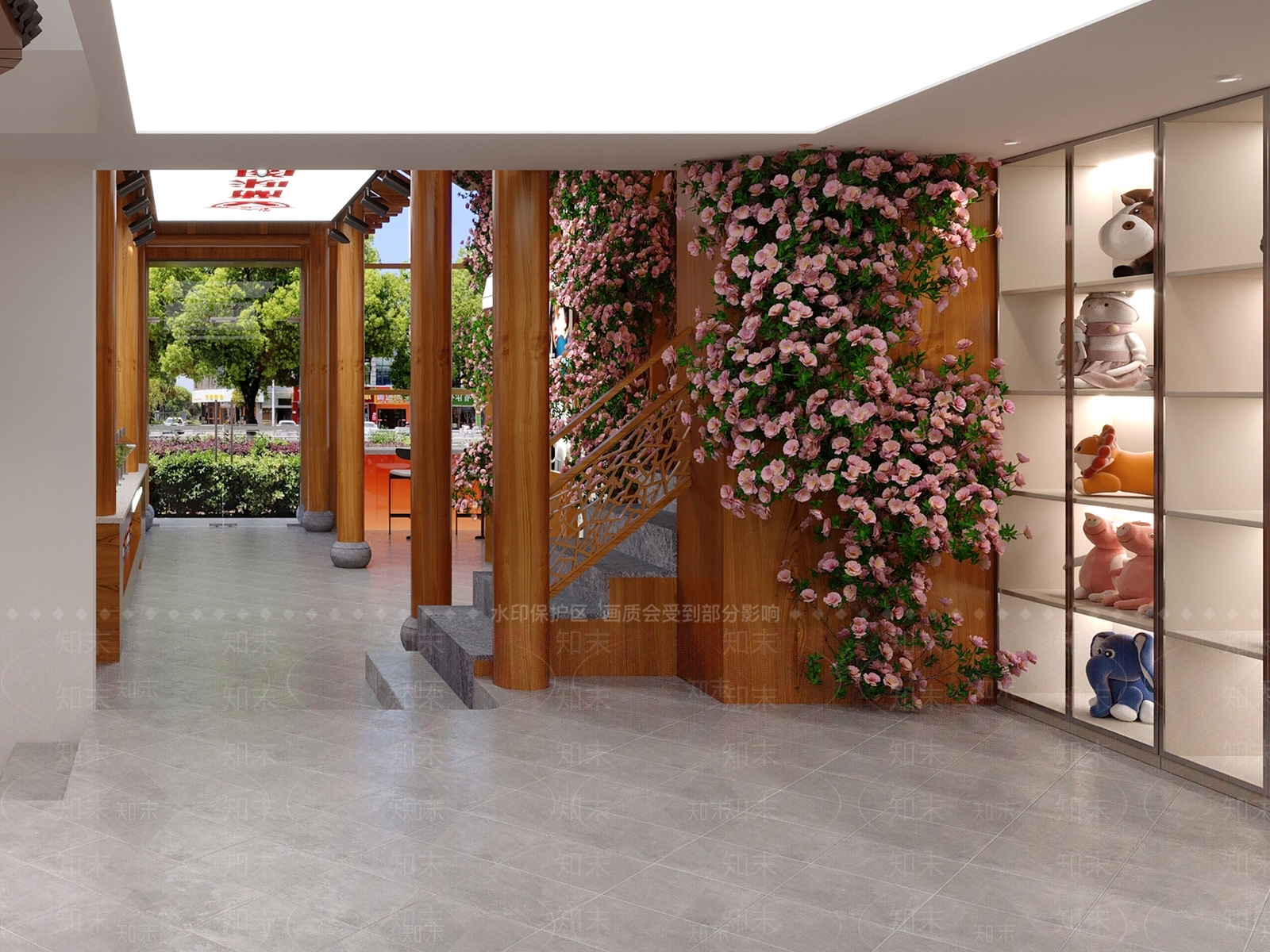 中古原木其他餐饮空间3D模型下载【ID:1201797751】