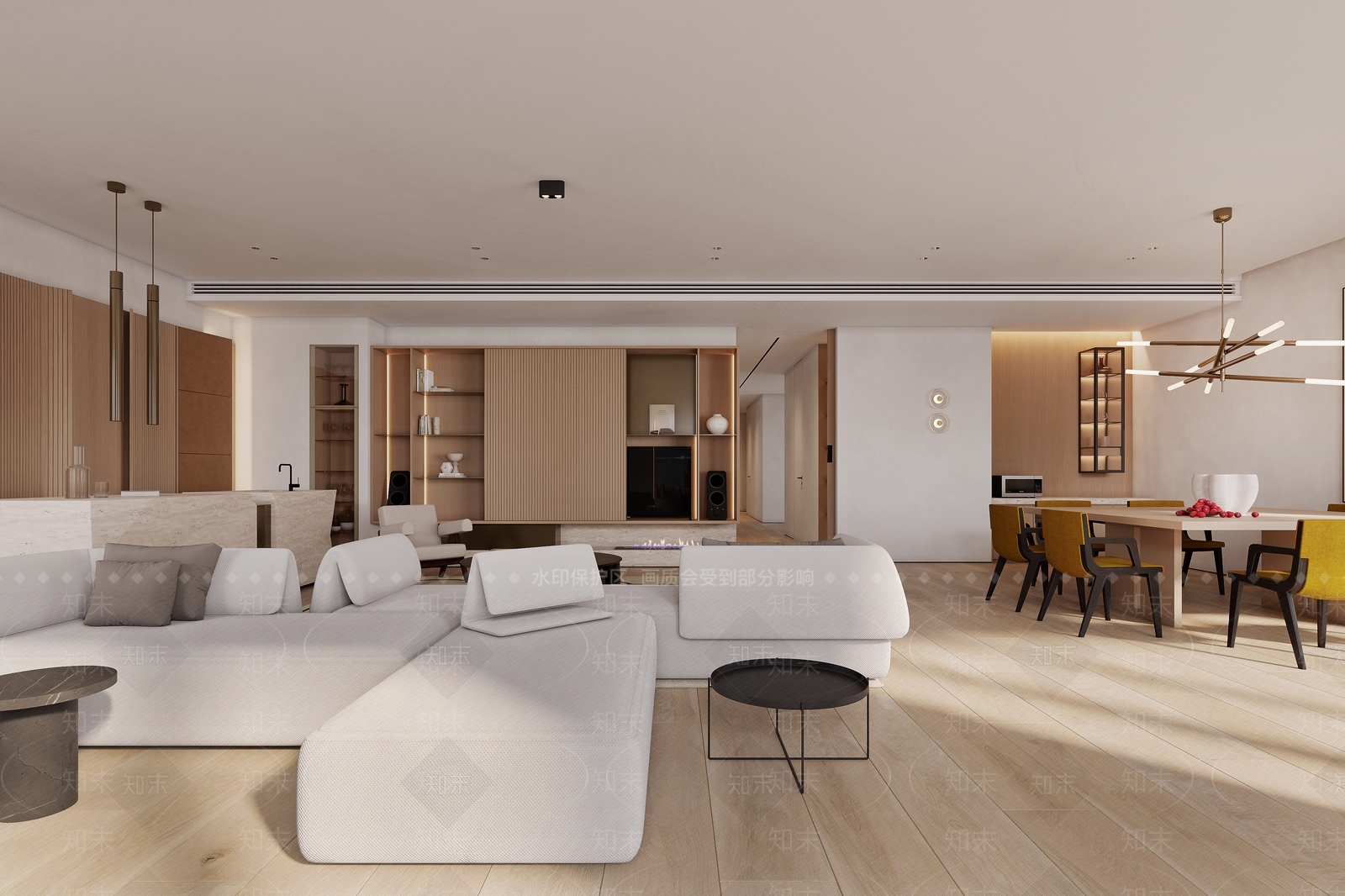 现代家居餐厅3D模型下载【ID:1221517246】