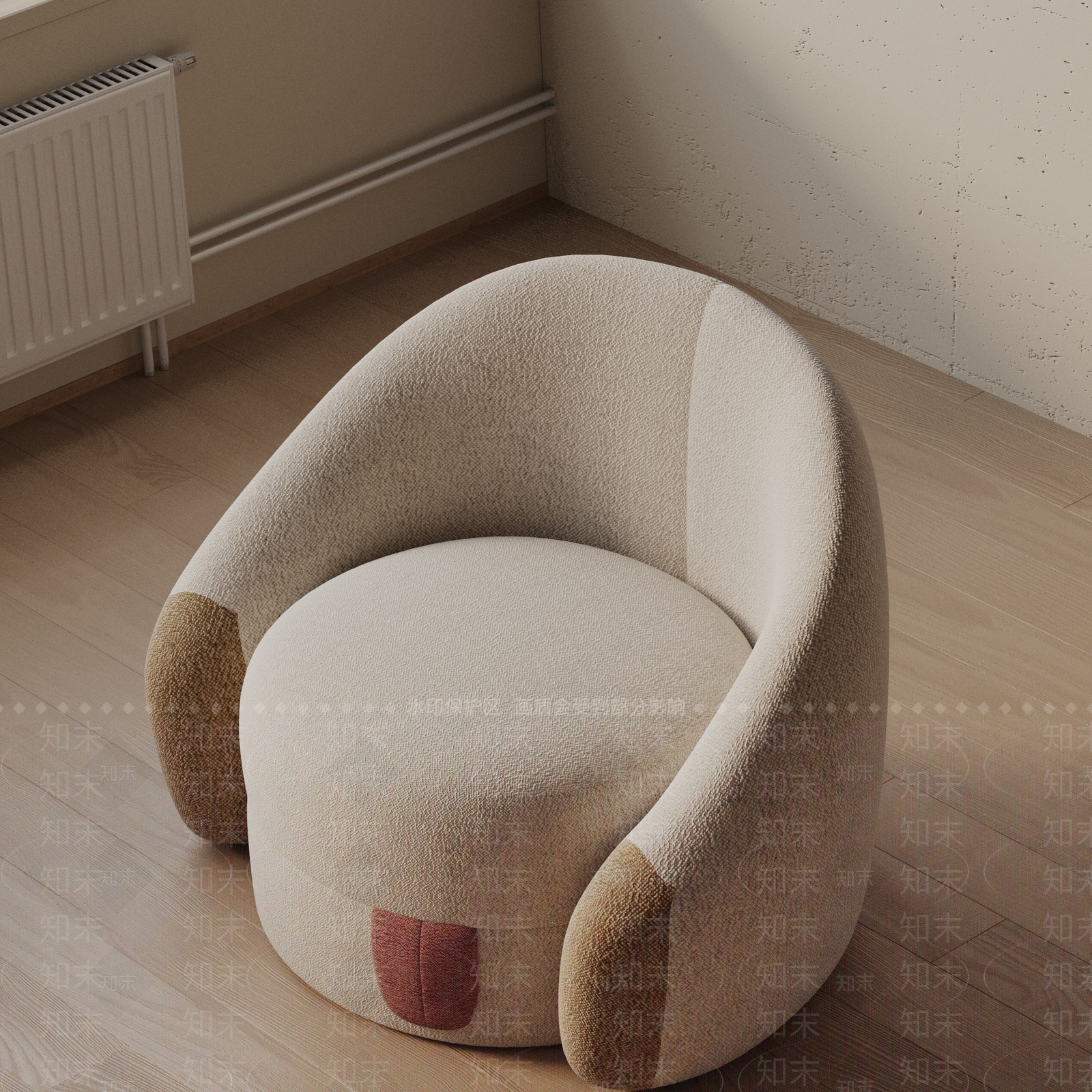 现代休闲椅3D模型下载【ID:1201798387】