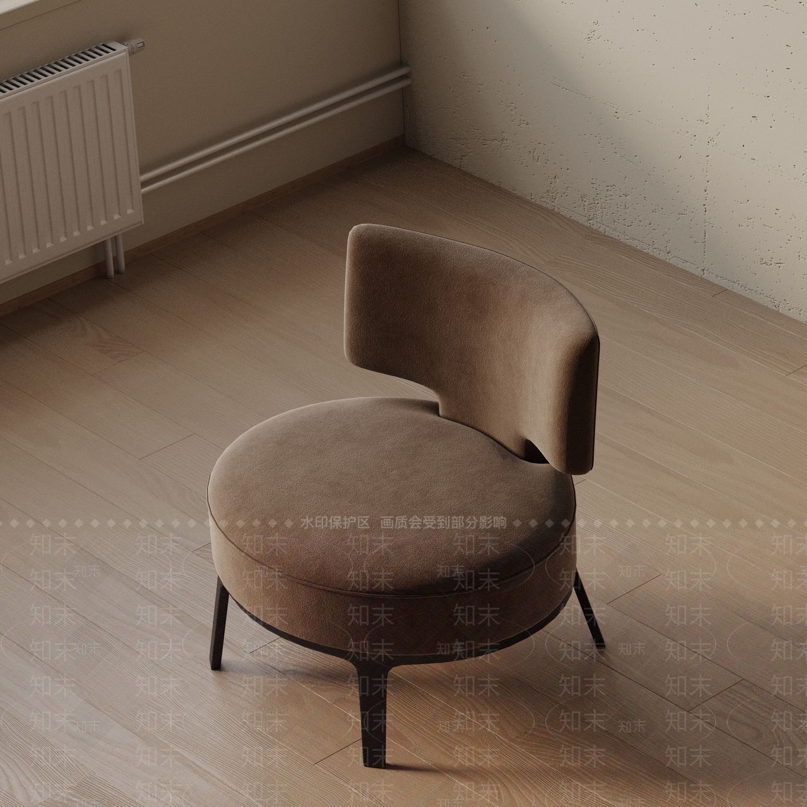 现代休闲椅3D模型下载【ID:1201798437】