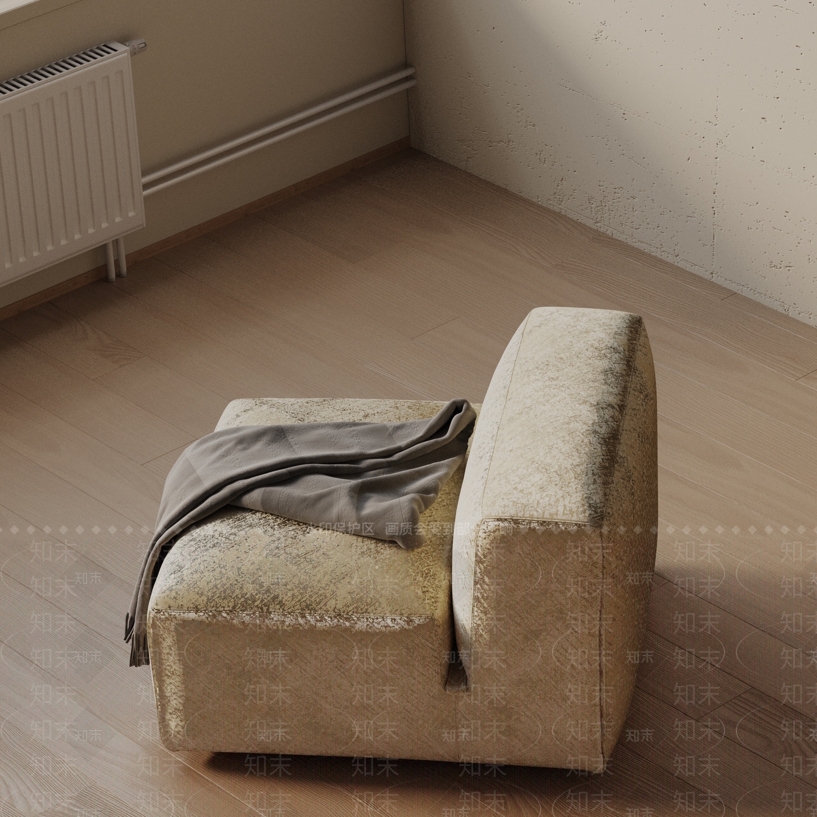 现代休闲椅3D模型下载【ID:1201798611】
