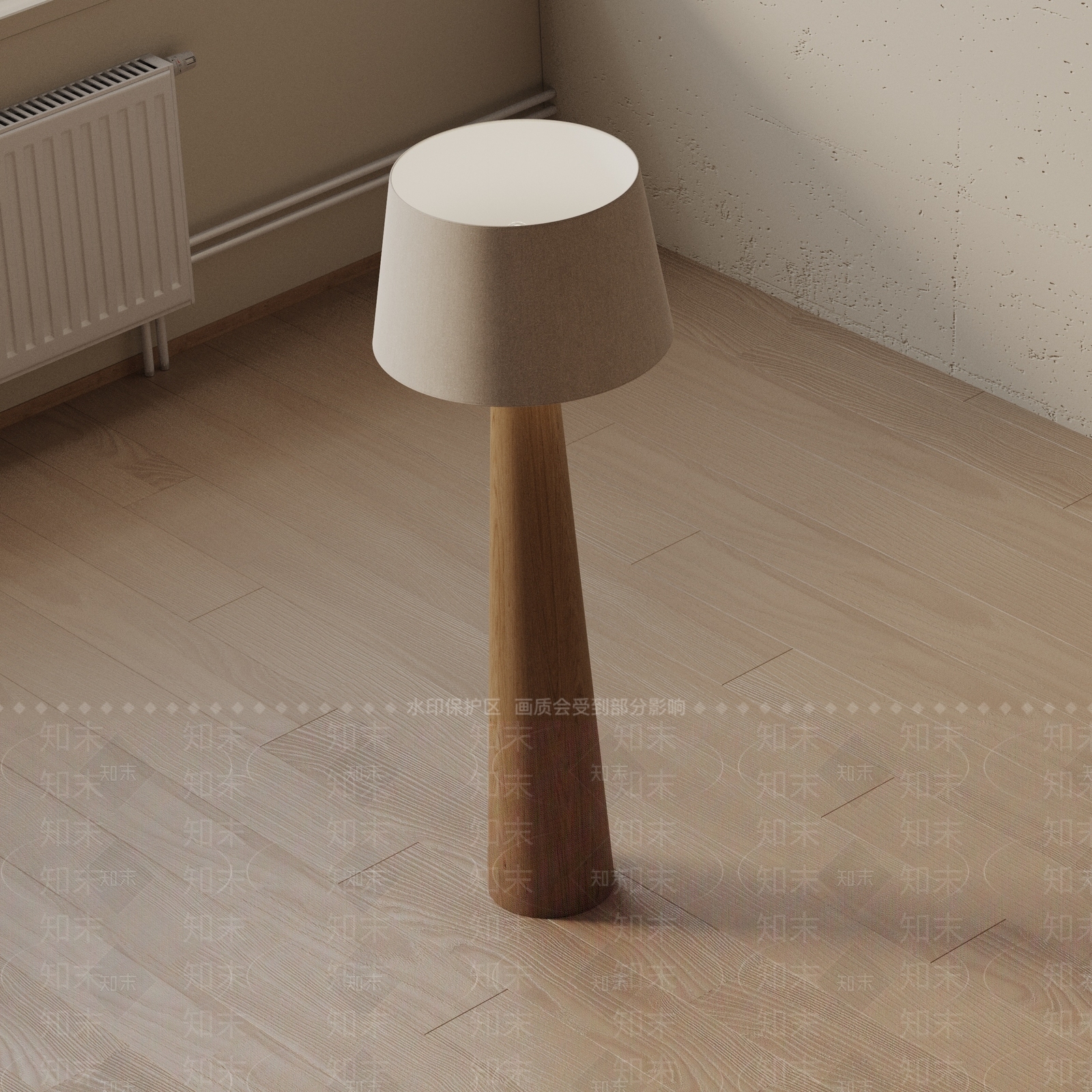 现代落地灯3D模型下载【ID:1201798892】