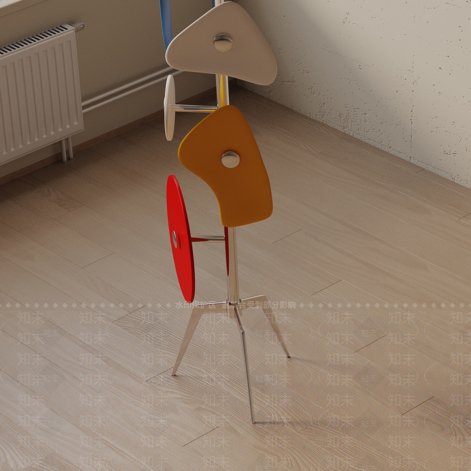 现代落地灯3D模型下载【ID:1201798887】