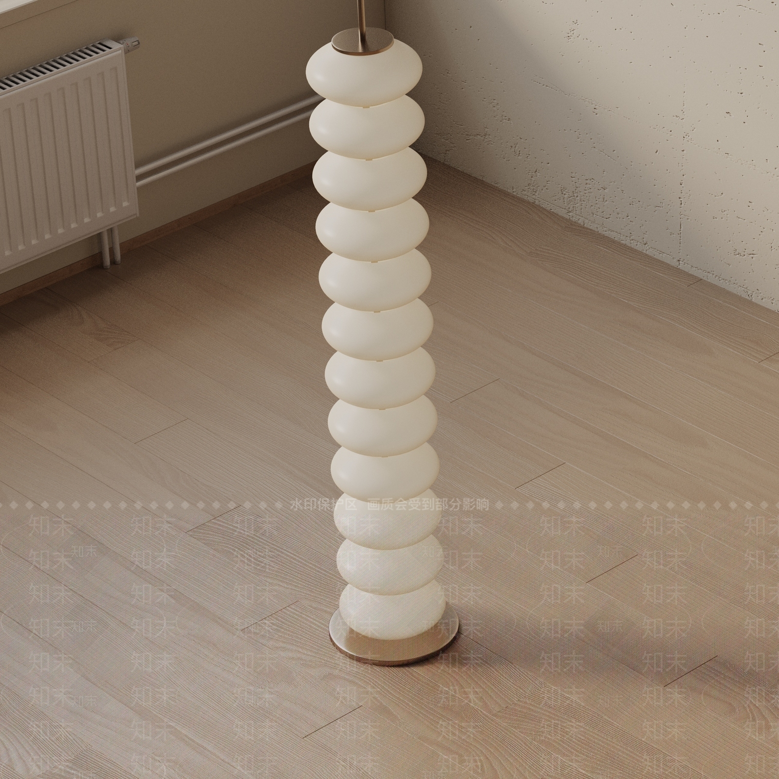 现代落地灯3D模型下载【ID:1201798953】