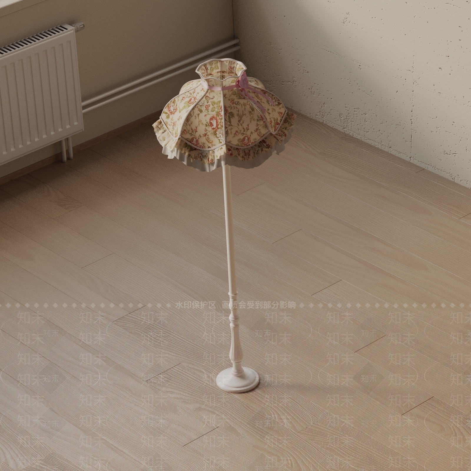 现代落地灯3D模型下载【ID:1201798957】