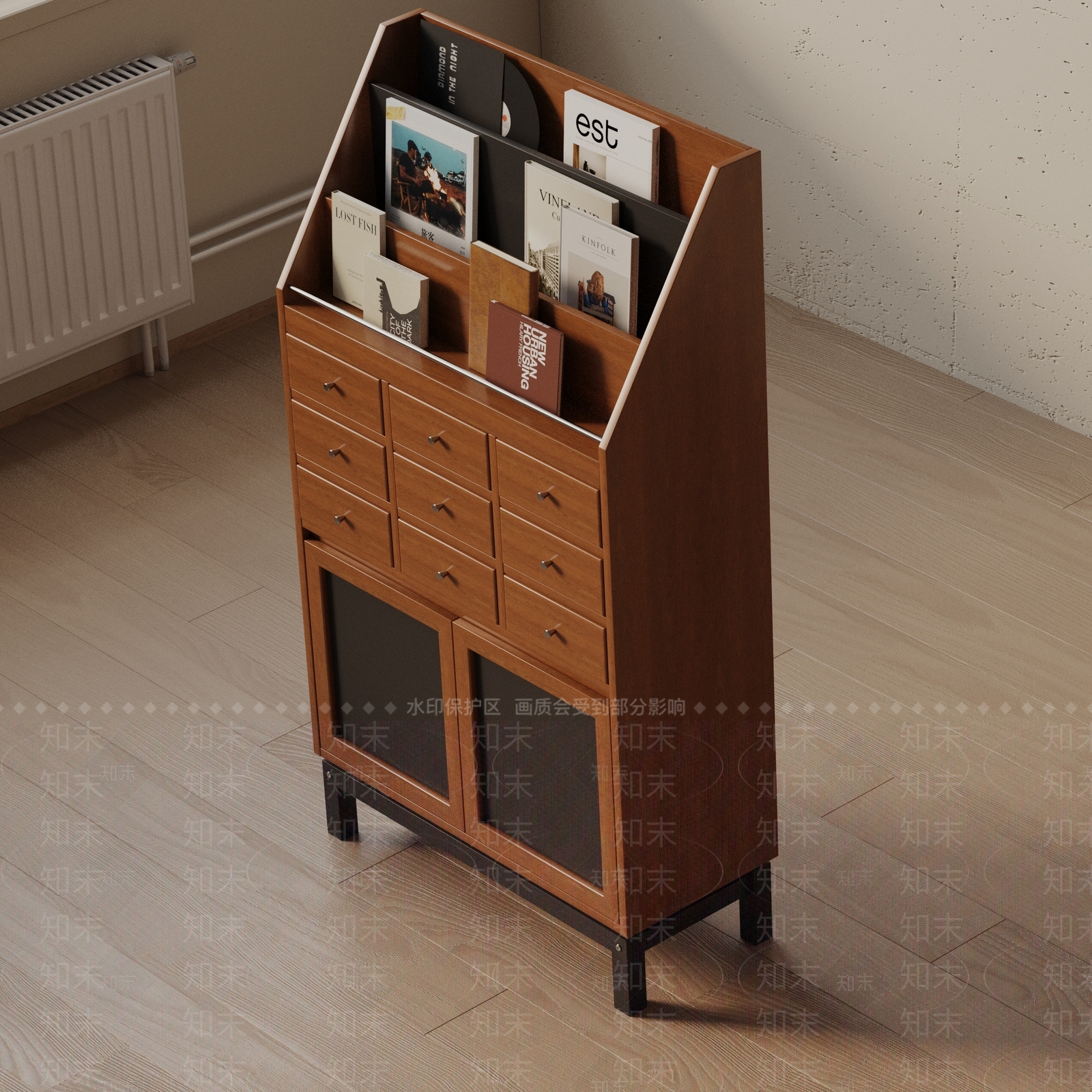 现代玄关柜3D模型下载【ID:1201799226】
