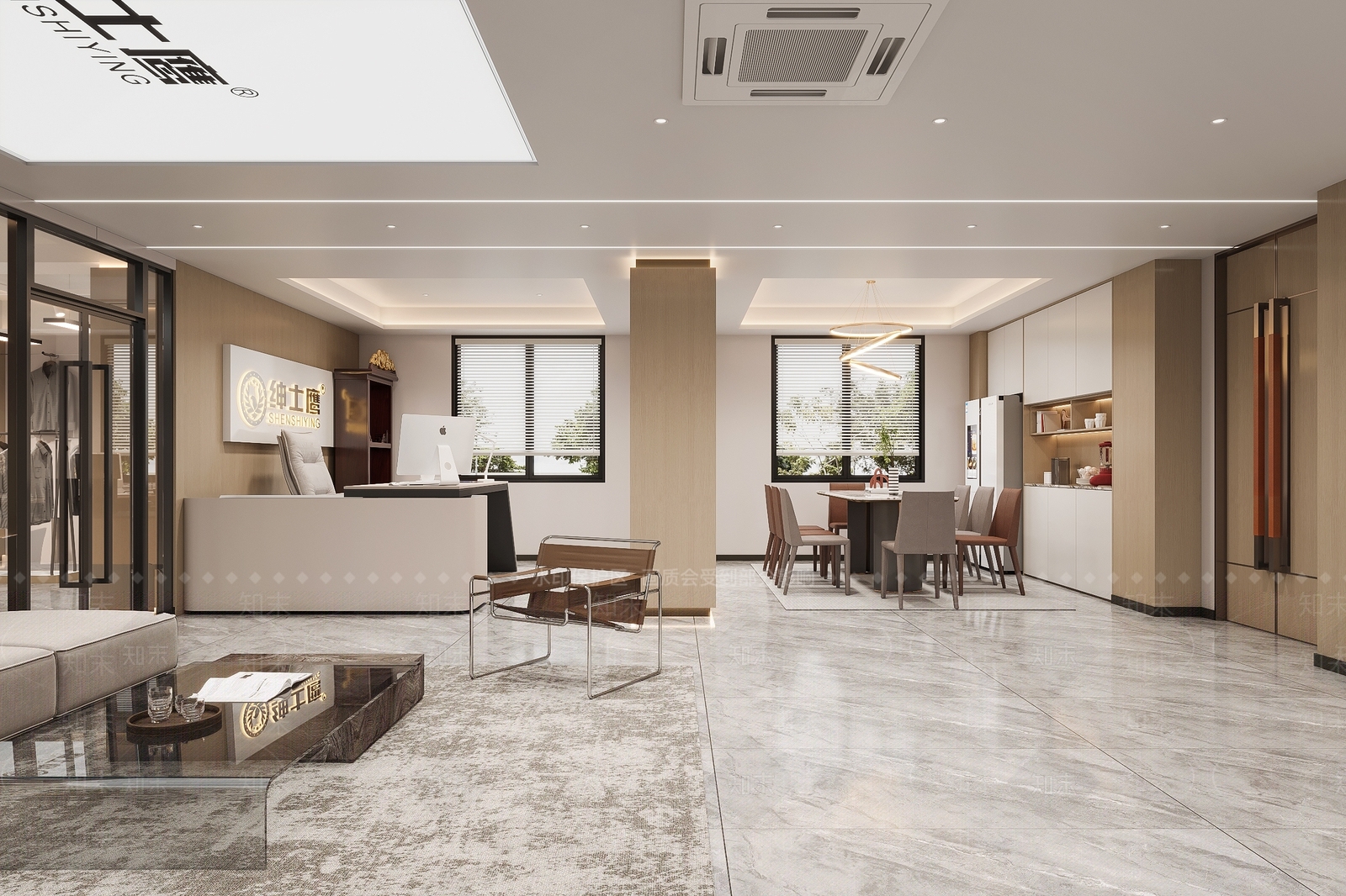 现代服装店3D模型下载【ID:1201801878】