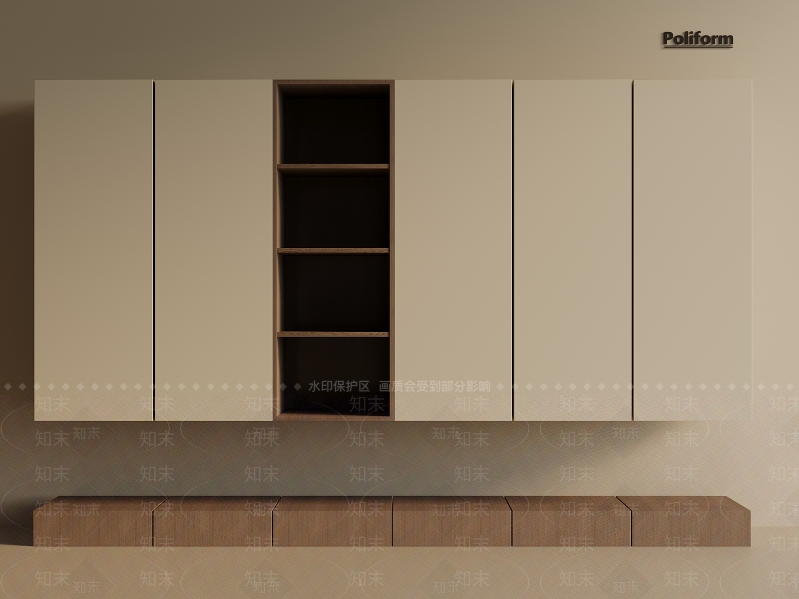 衣柜3D模型下载【ID:1201804159】