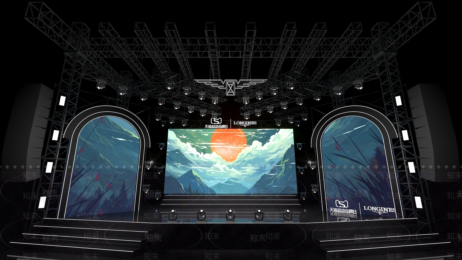 现代简约其他舞台场景3D模型下载【ID:1201804893】