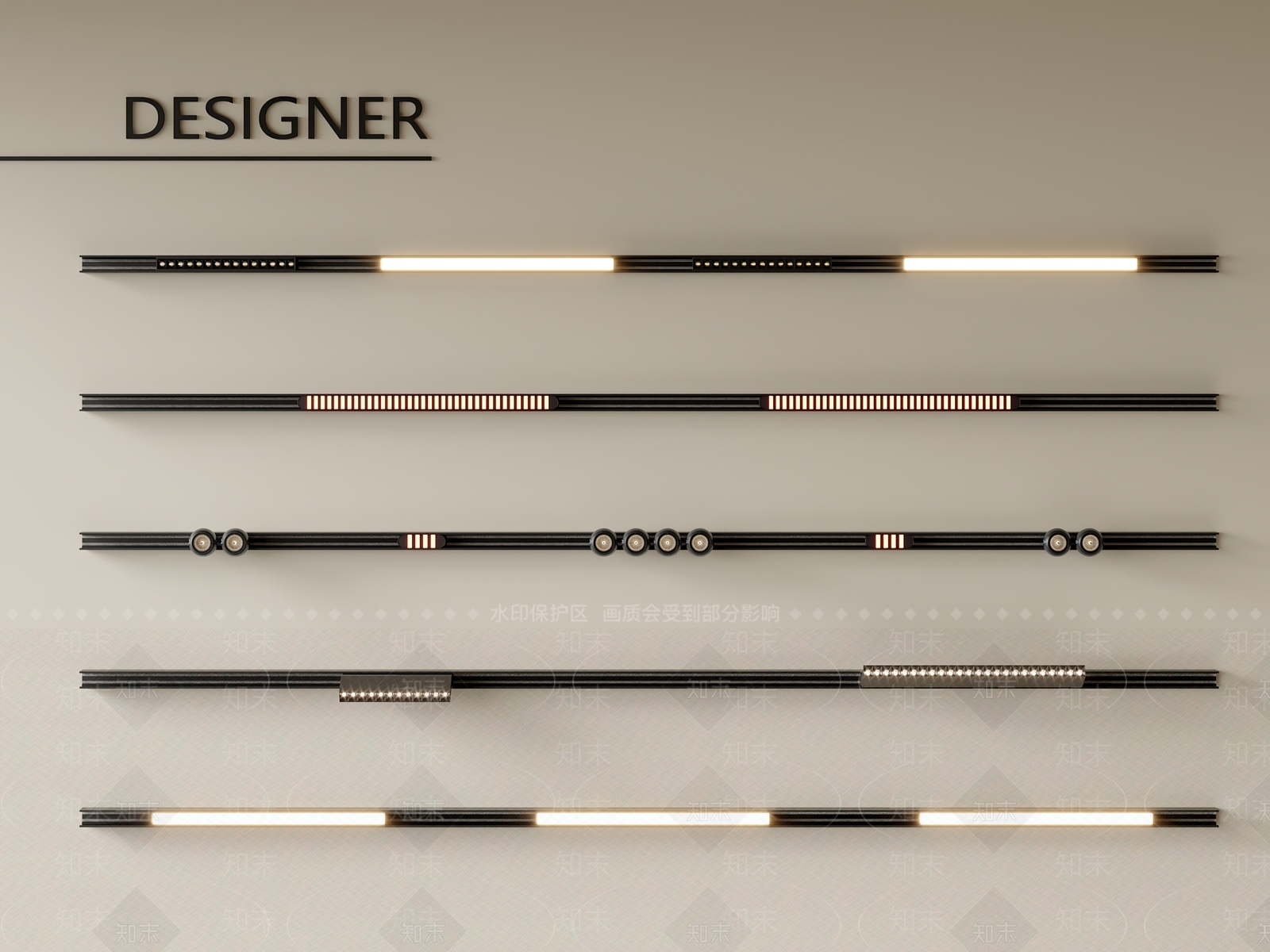 现代其他灯具3D模型下载【ID:1201806095】