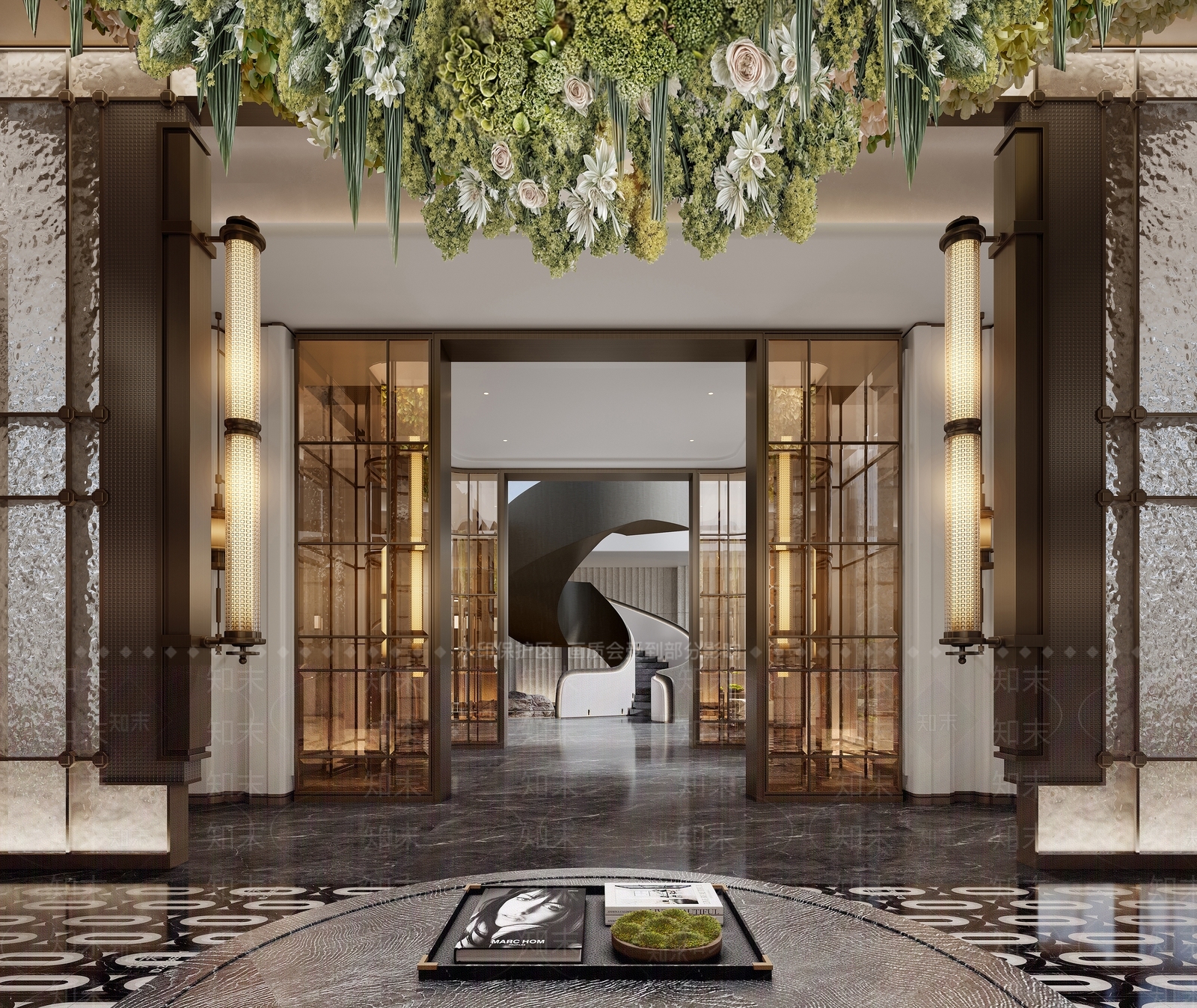 现代轻奢售楼处3D模型下载【ID:1201807114】