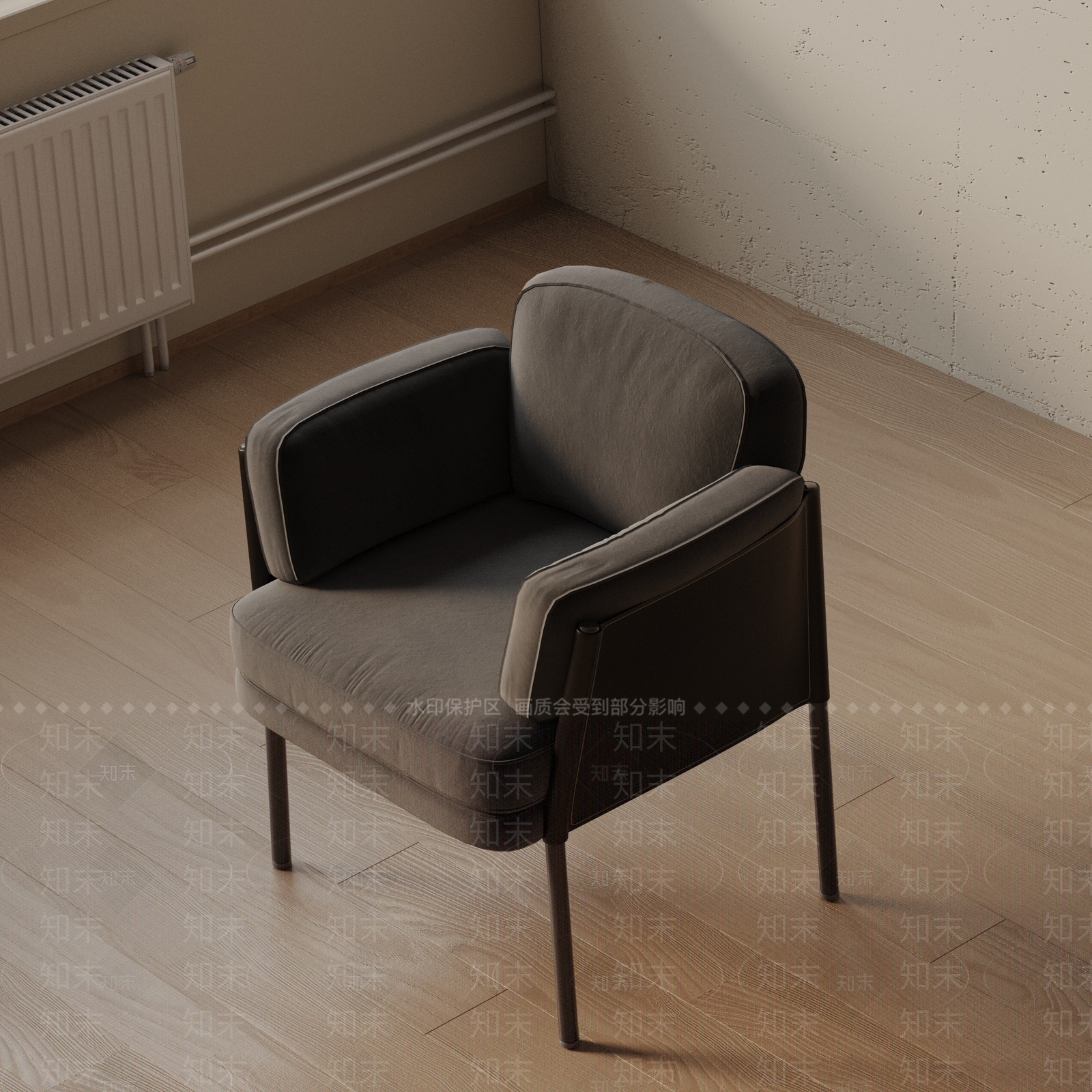 现代休闲椅3D模型下载【ID:1201815719】