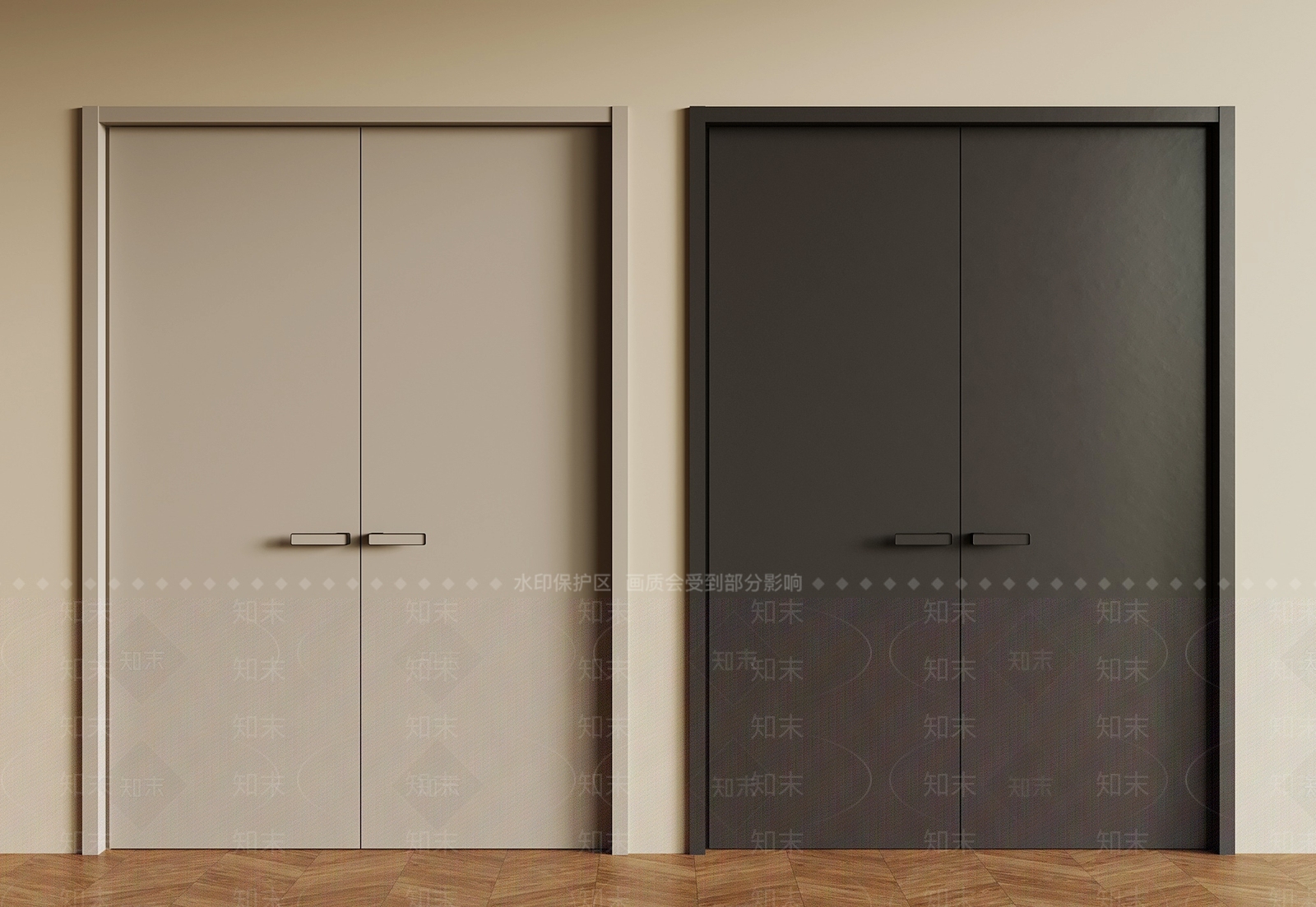 现代意式双开门SU模型下载【ID:1201816400】