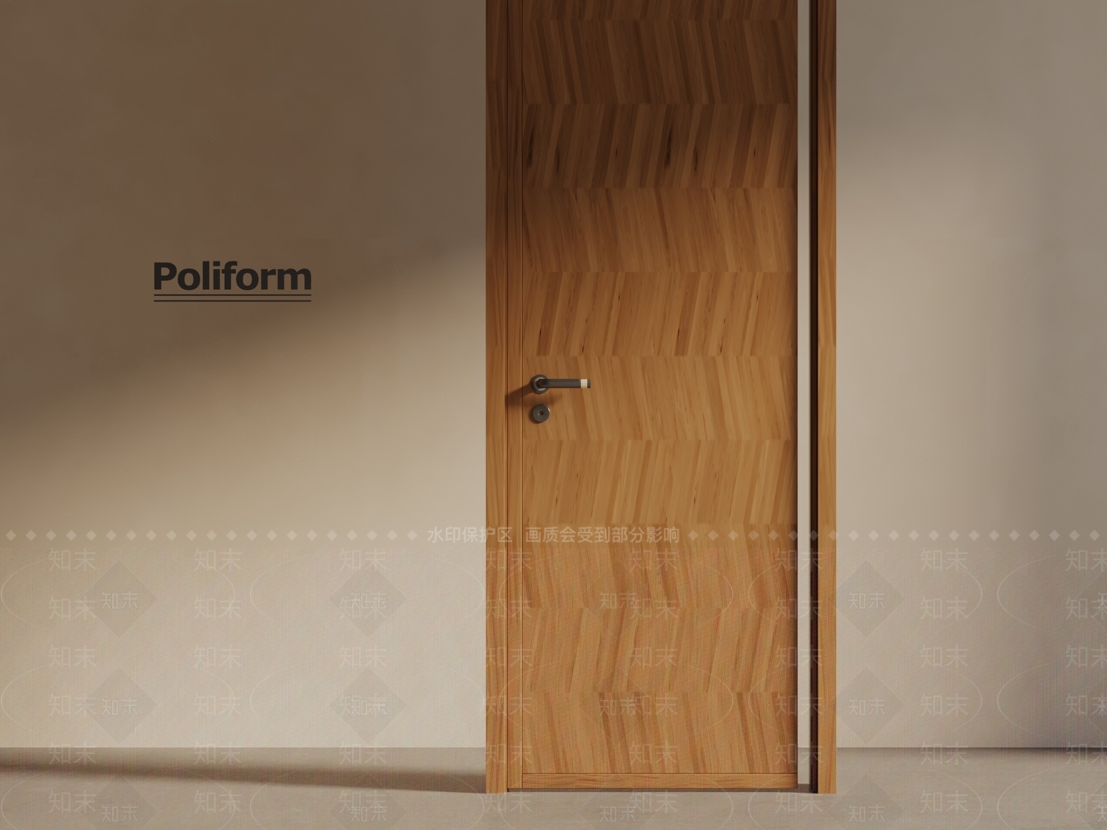 现代单开门3D模型下载【ID:1201817200】