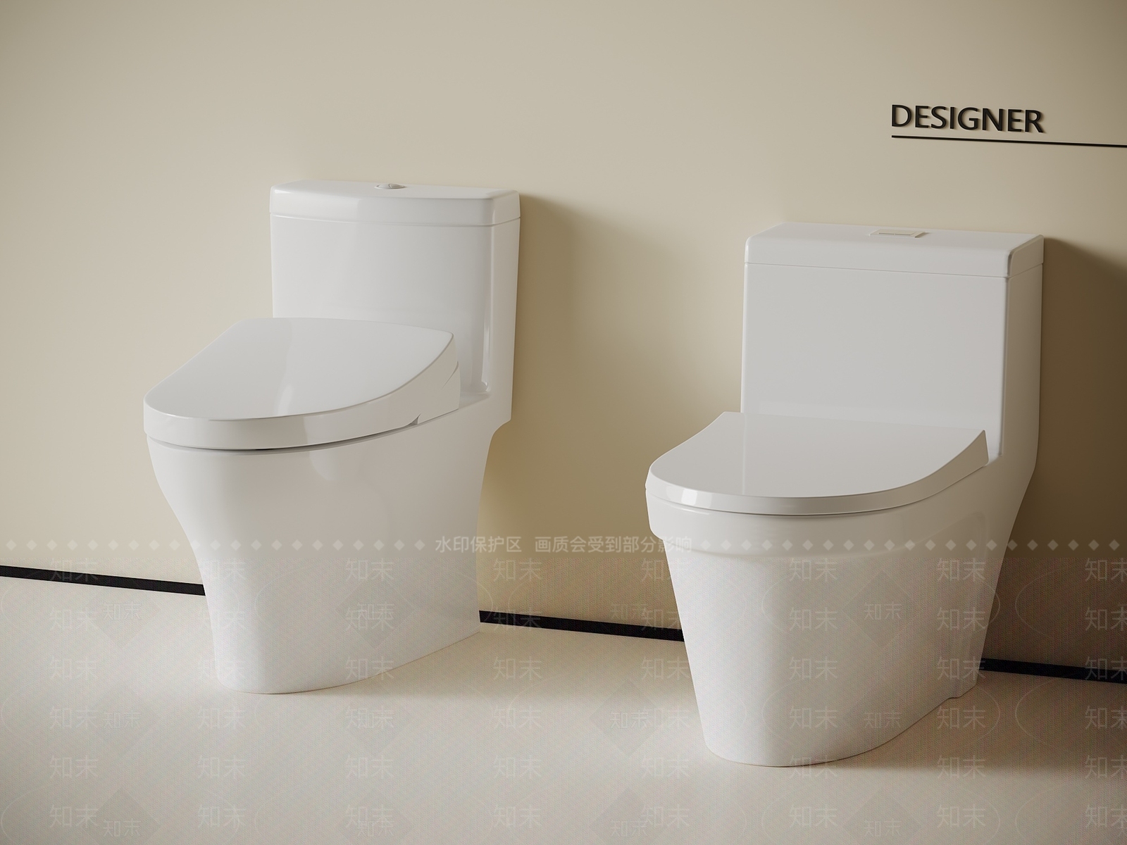 马桶3D模型下载【ID:1201818655】