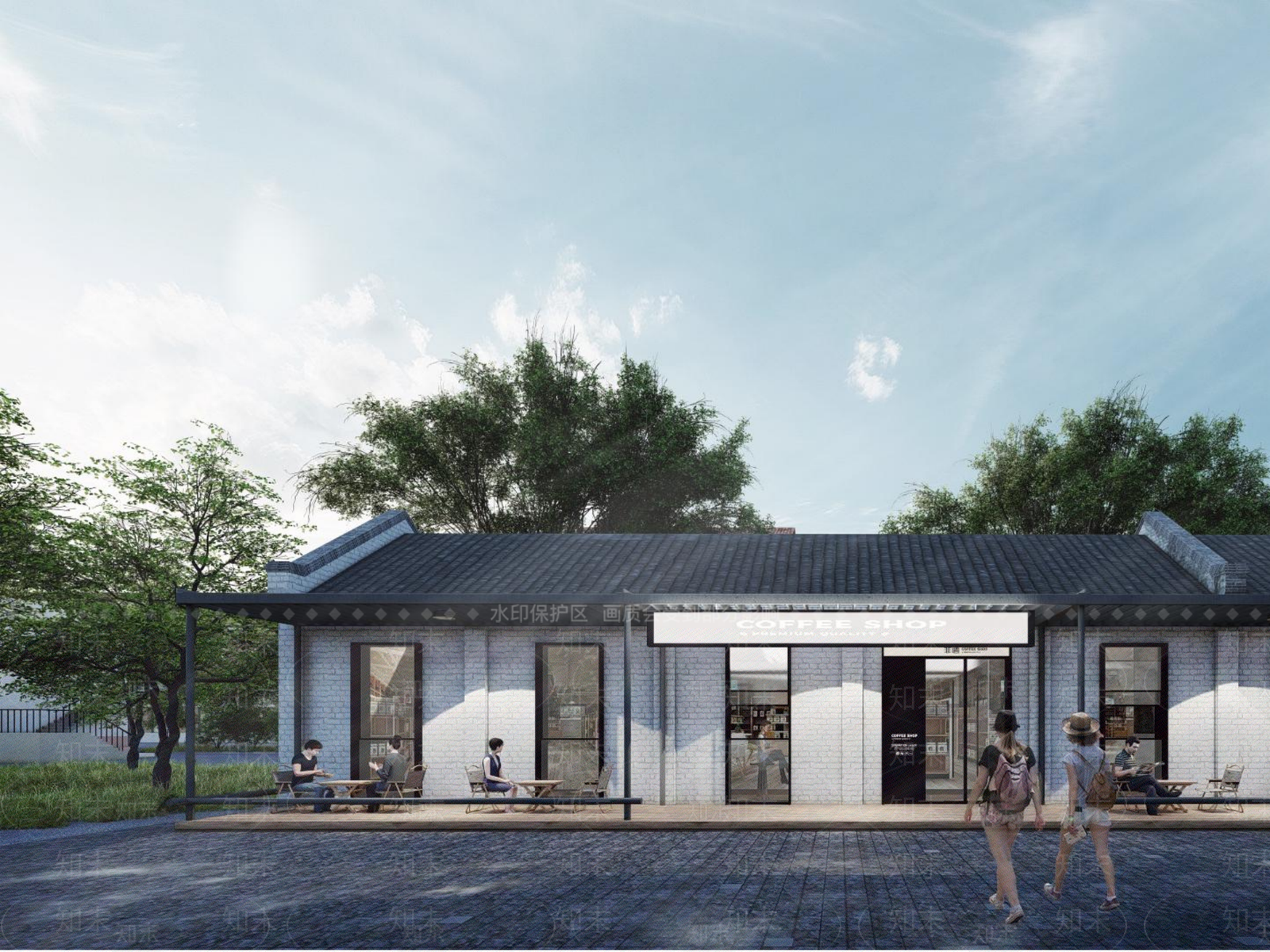 现代工业小公建SU模型下载【ID:1201819226】