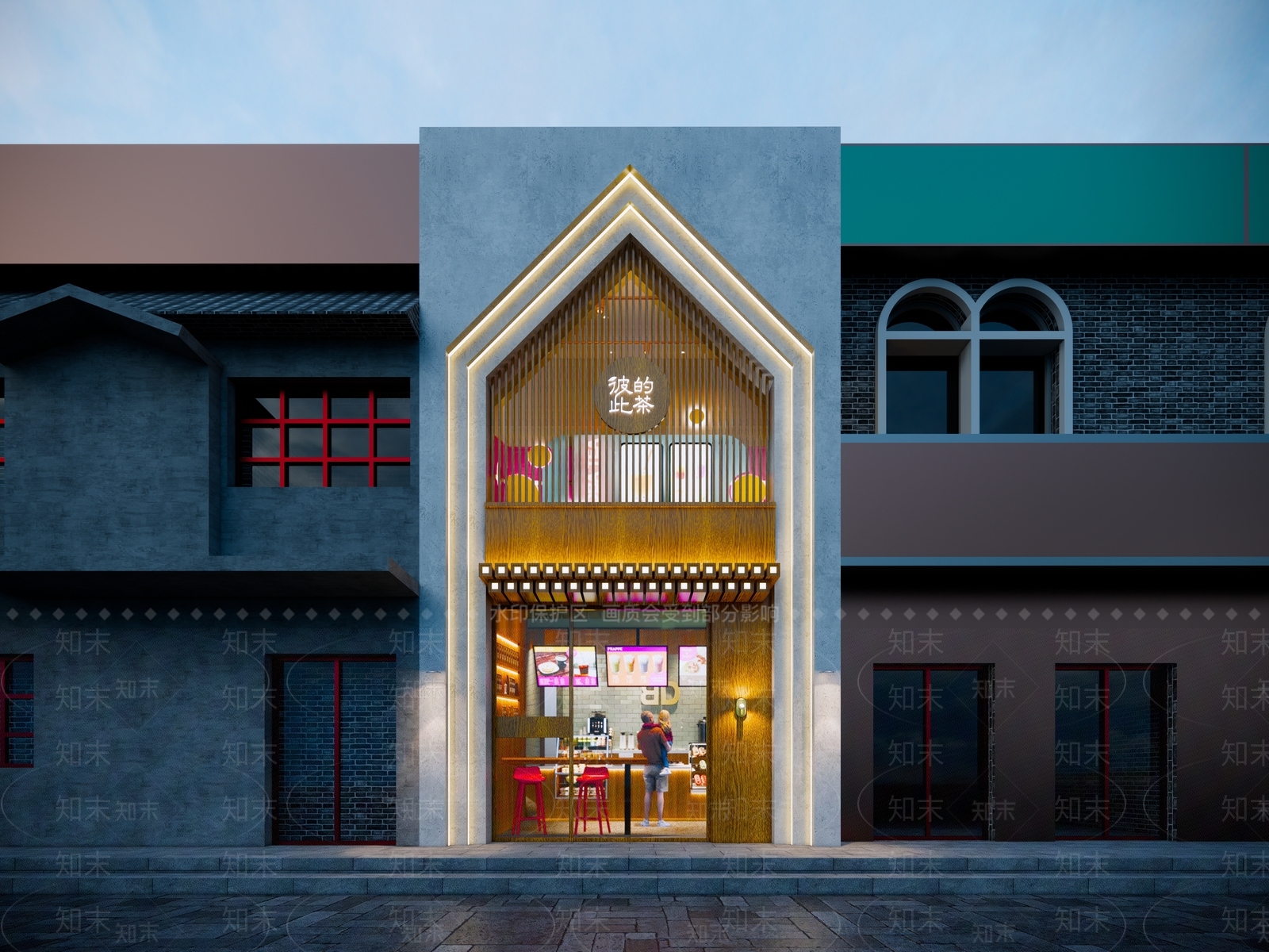 现代其他店铺SU模型下载【ID:1201821455】