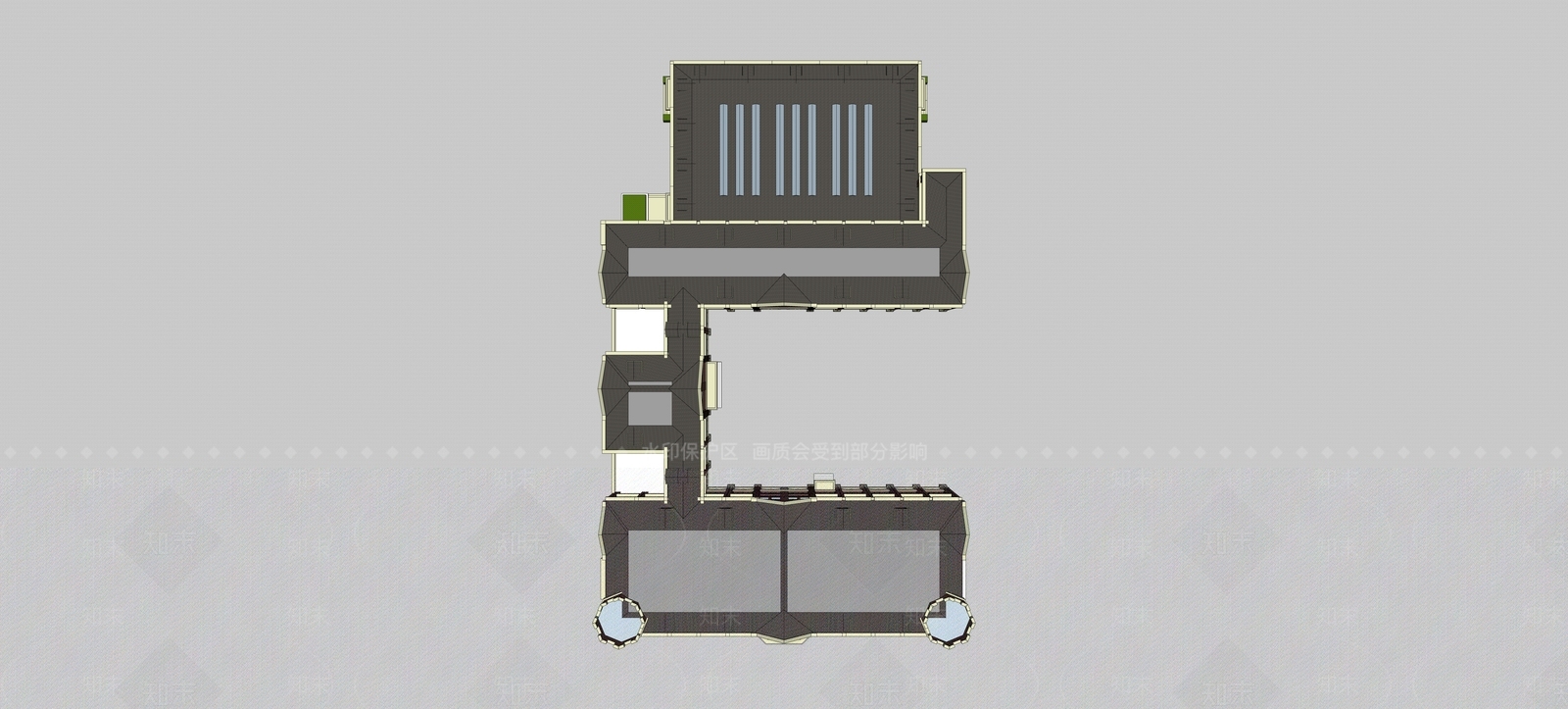 欧式小学SU模型下载【ID:1201821653】