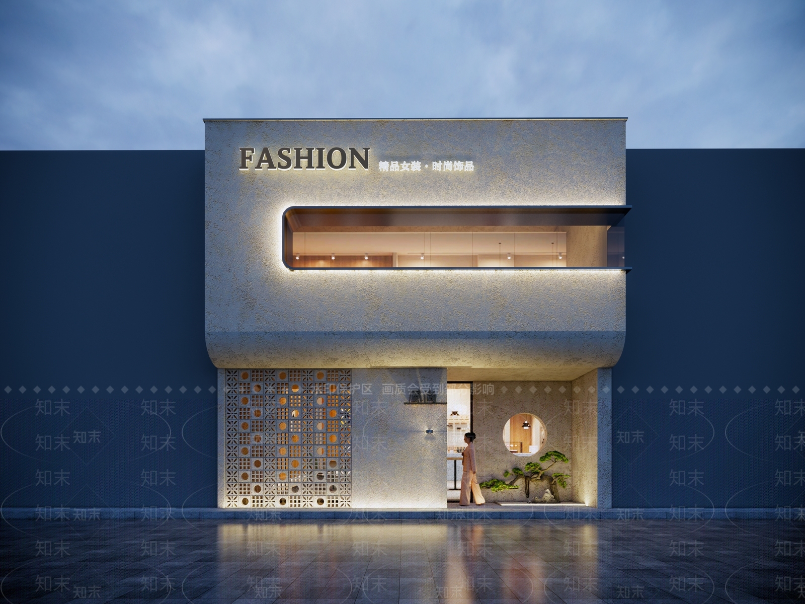 现代服装店SU模型下载【ID:1201823061】