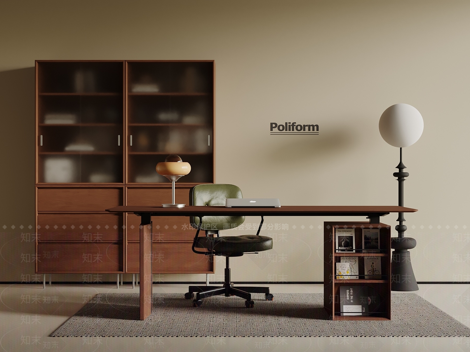 中古书房3D模型下载【ID:1201824786】