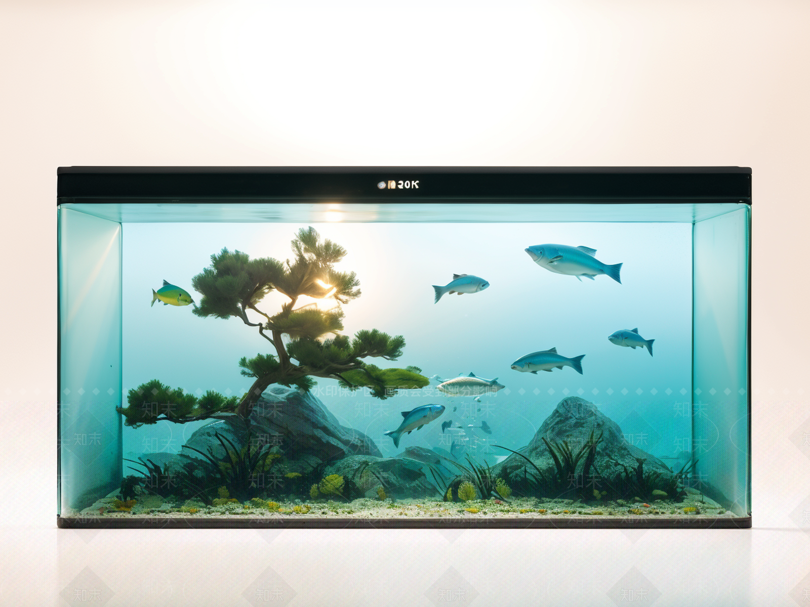 现代鱼缸SU模型下载【ID:1201824831】