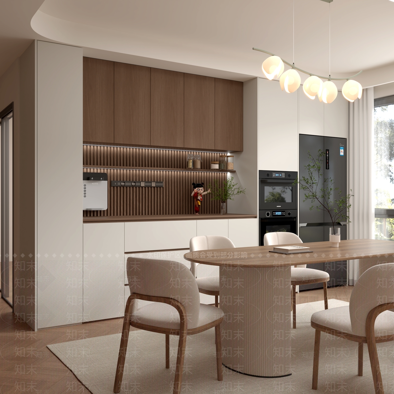 现代酒柜3D模型下载【ID:1201826886】