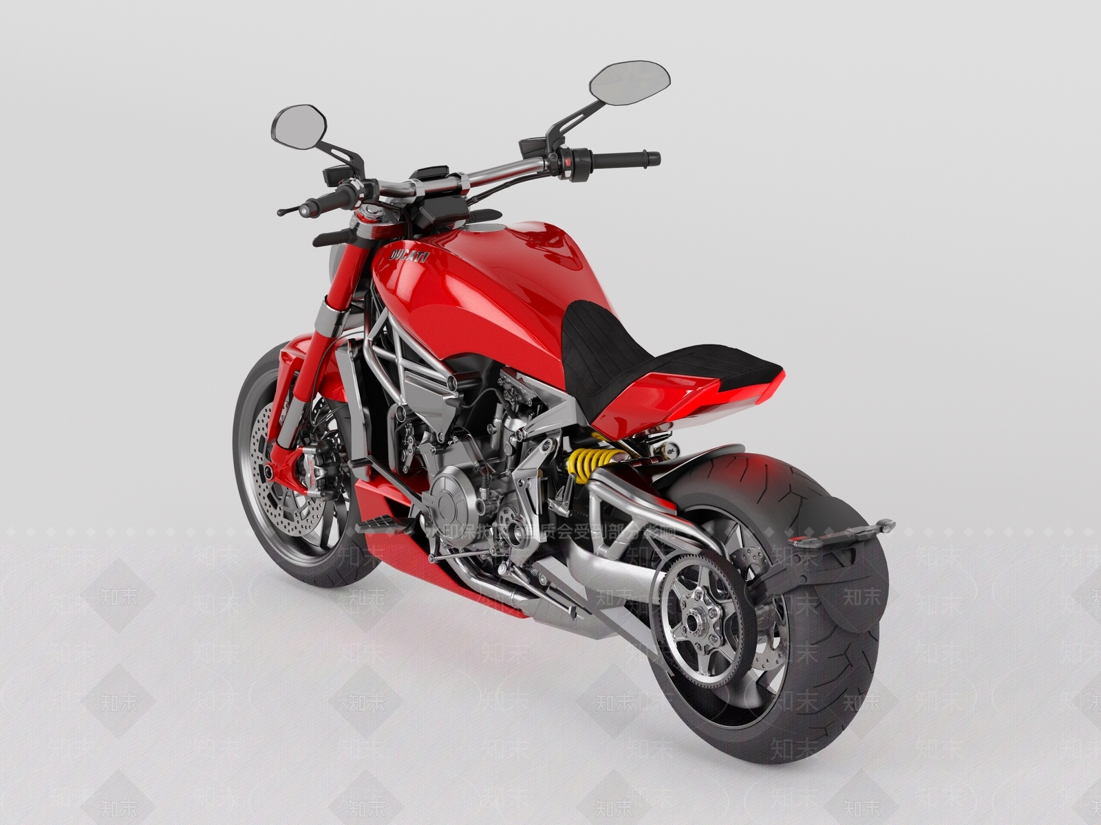 摩托车3D模型下载【ID:1201827644】