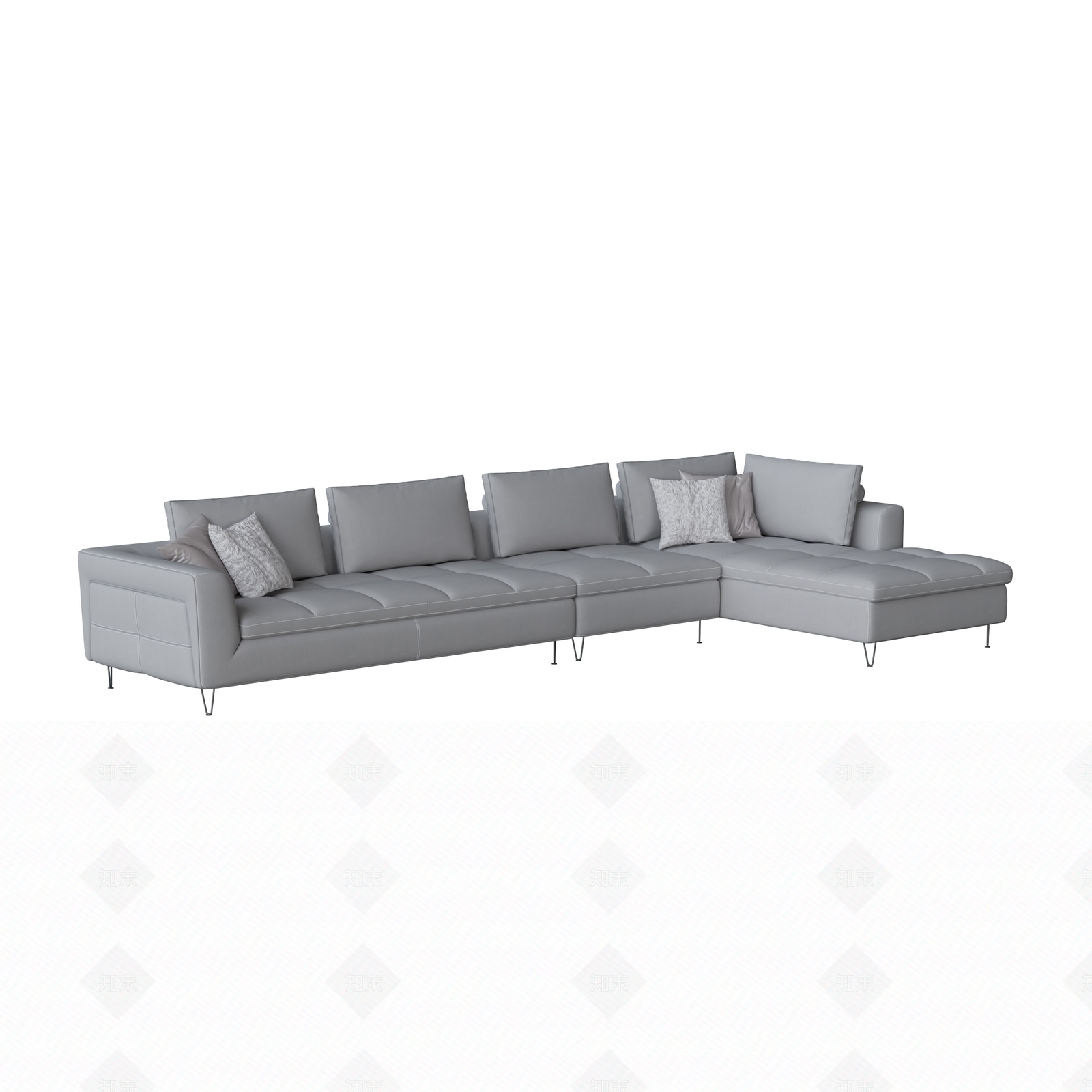 现代沙发组合3D模型下载【ID:1201830071】
