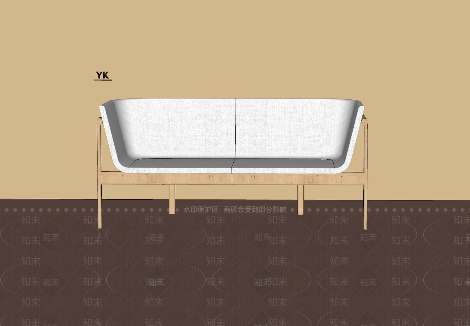 现代简约休闲椅SU模型下载【ID:1201834785】