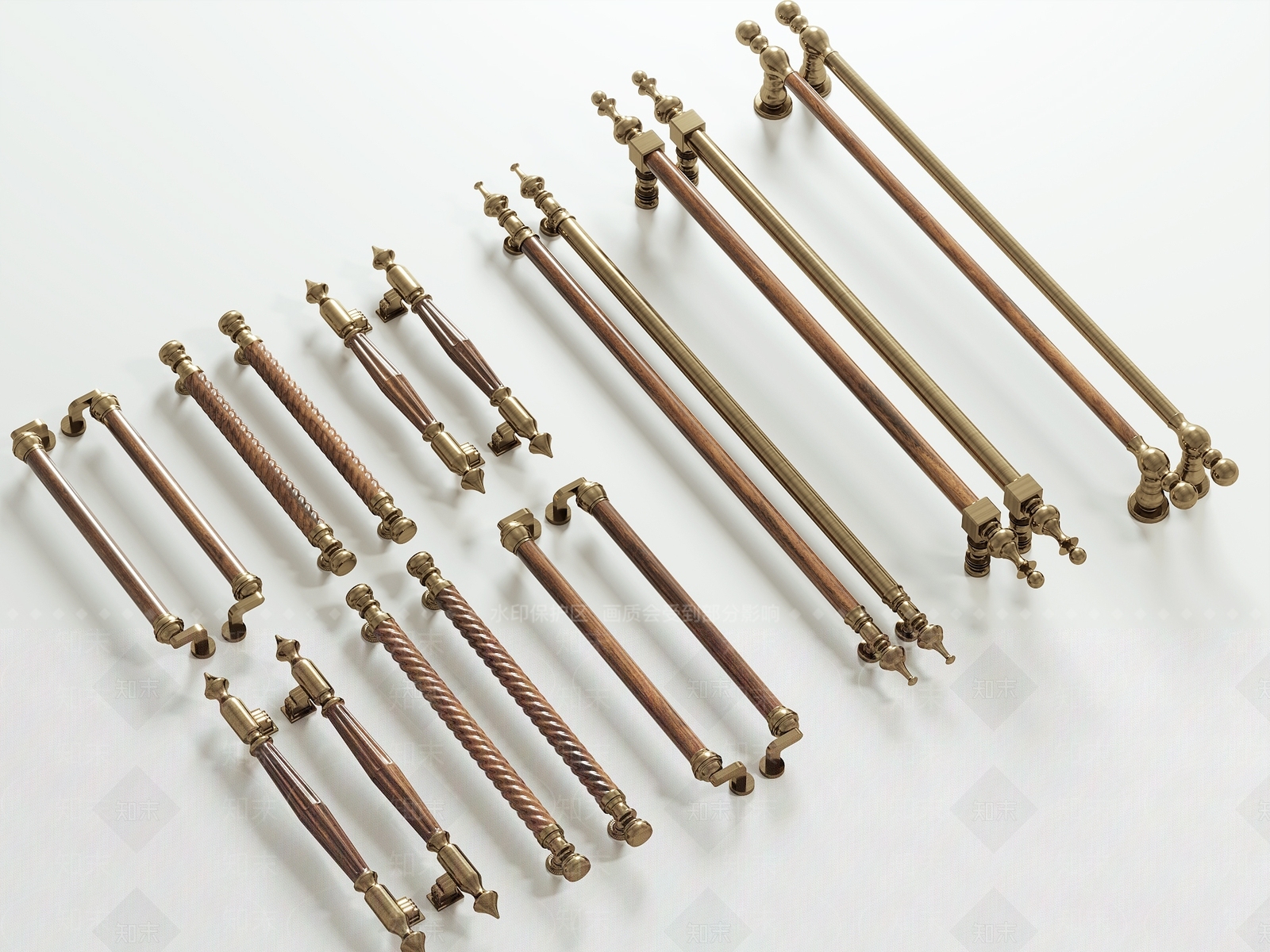 现代拉手3D模型下载【ID:1201848847】