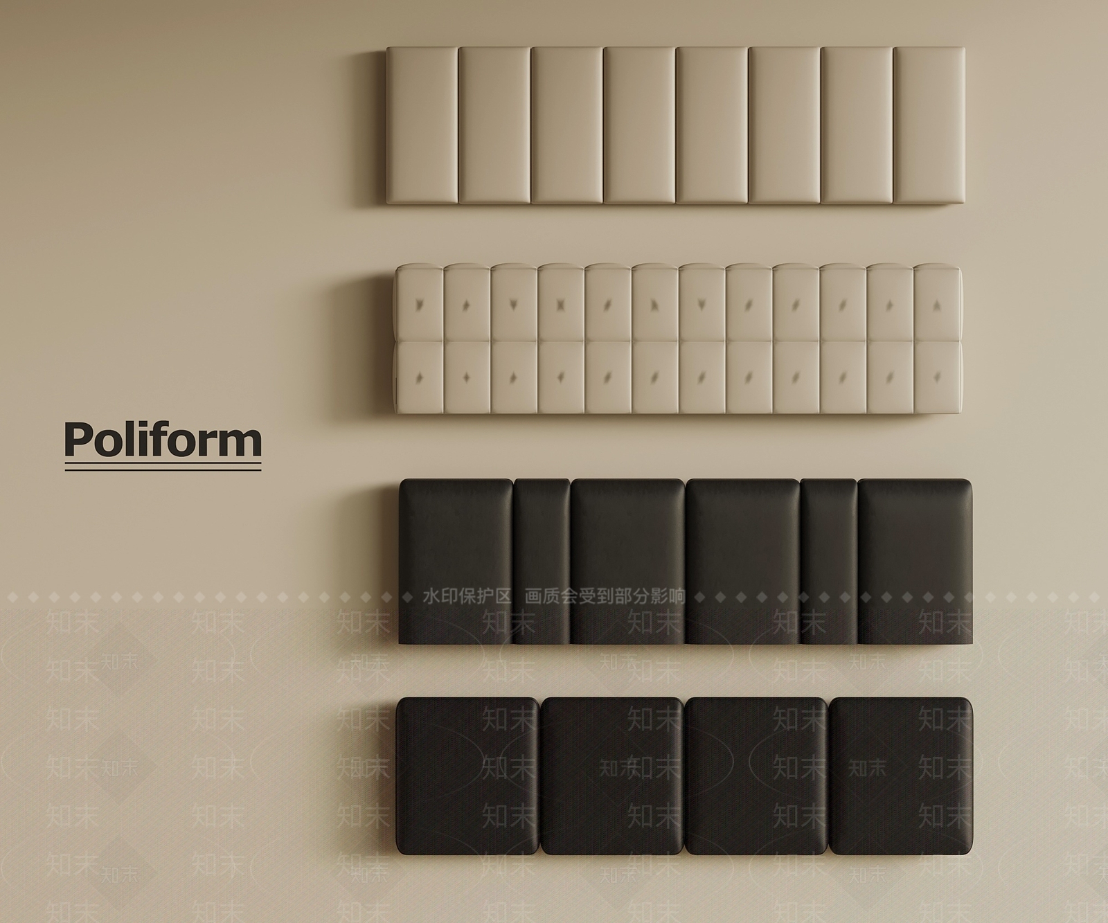 现代软包3D模型下载【ID:1201849601】