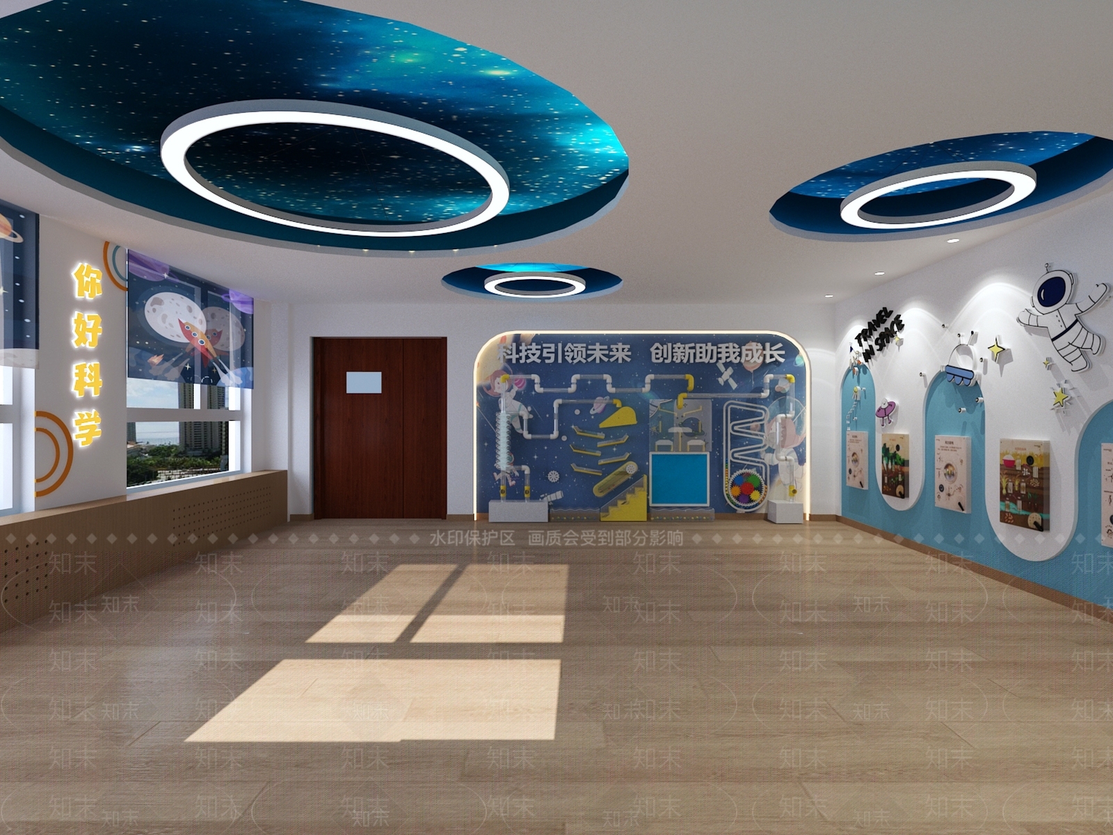 现代幼儿园3D模型下载【ID:1201850821】