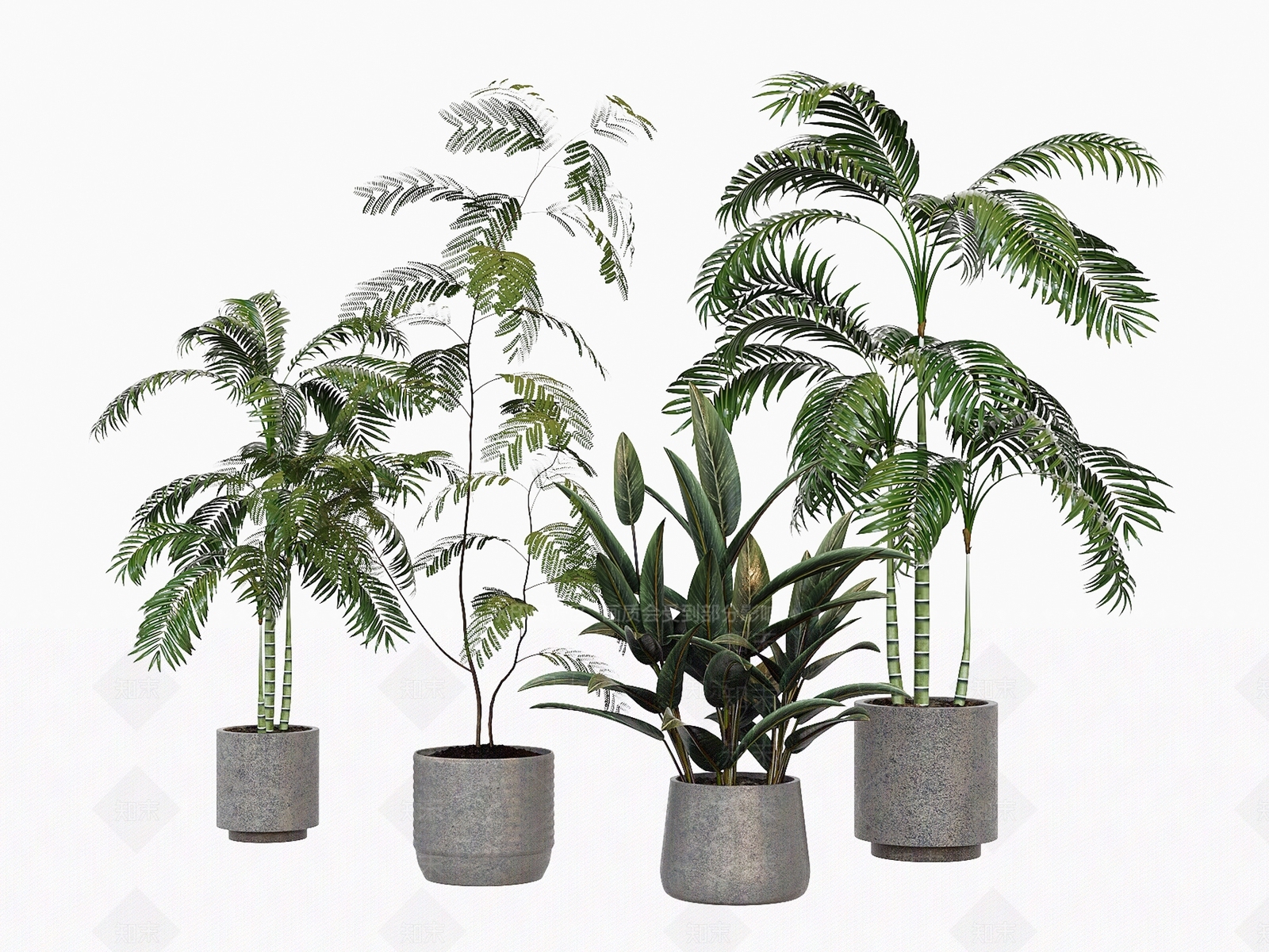 盆栽SU模型下载【ID:1201851762】