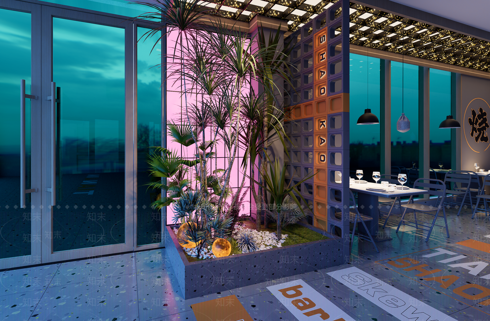 植物组合SU模型下载【ID:1201853820】