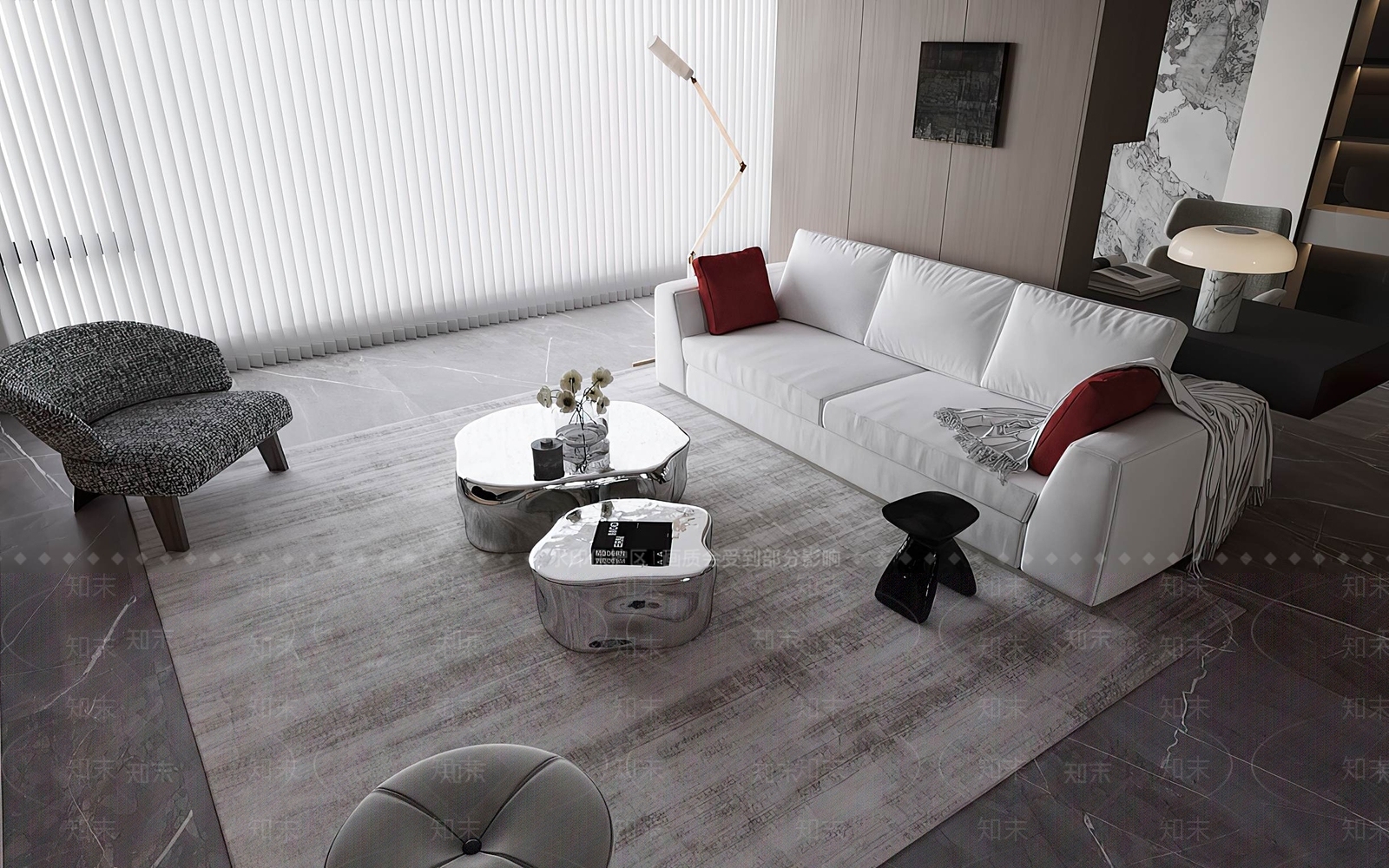 现代意式多人沙发3D模型下载【ID:1201864926】