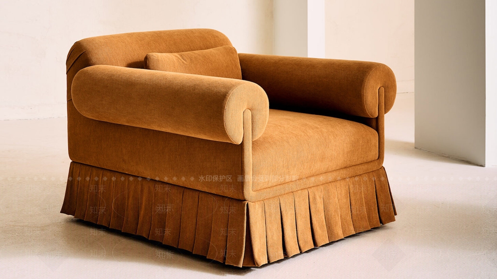 法式复古单人沙发SU模型下载【ID:1201864645】