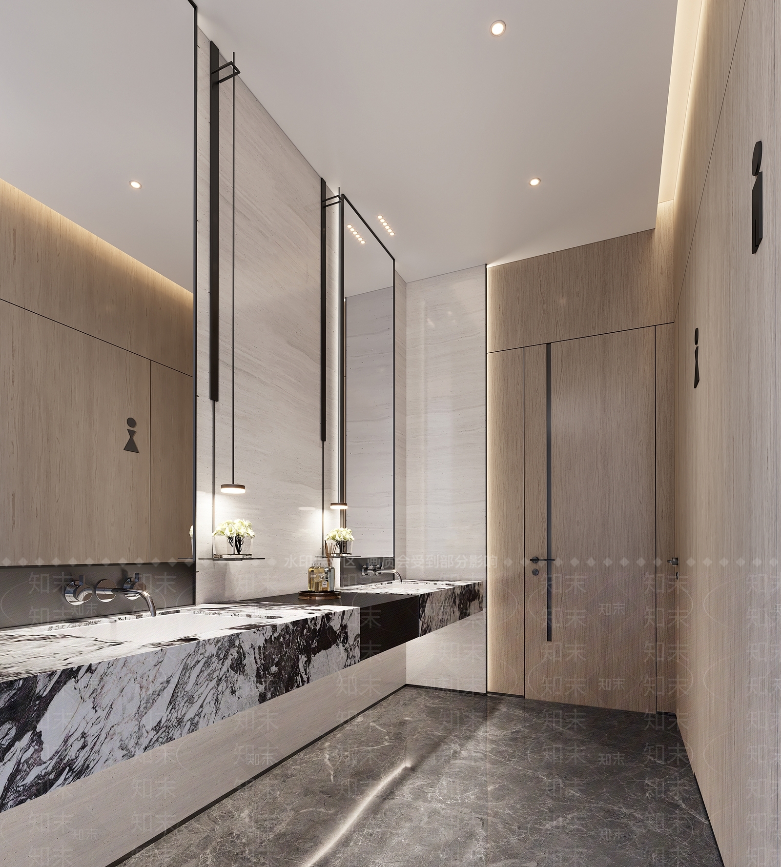 现代简约售楼处3D模型下载【ID:1201864740】