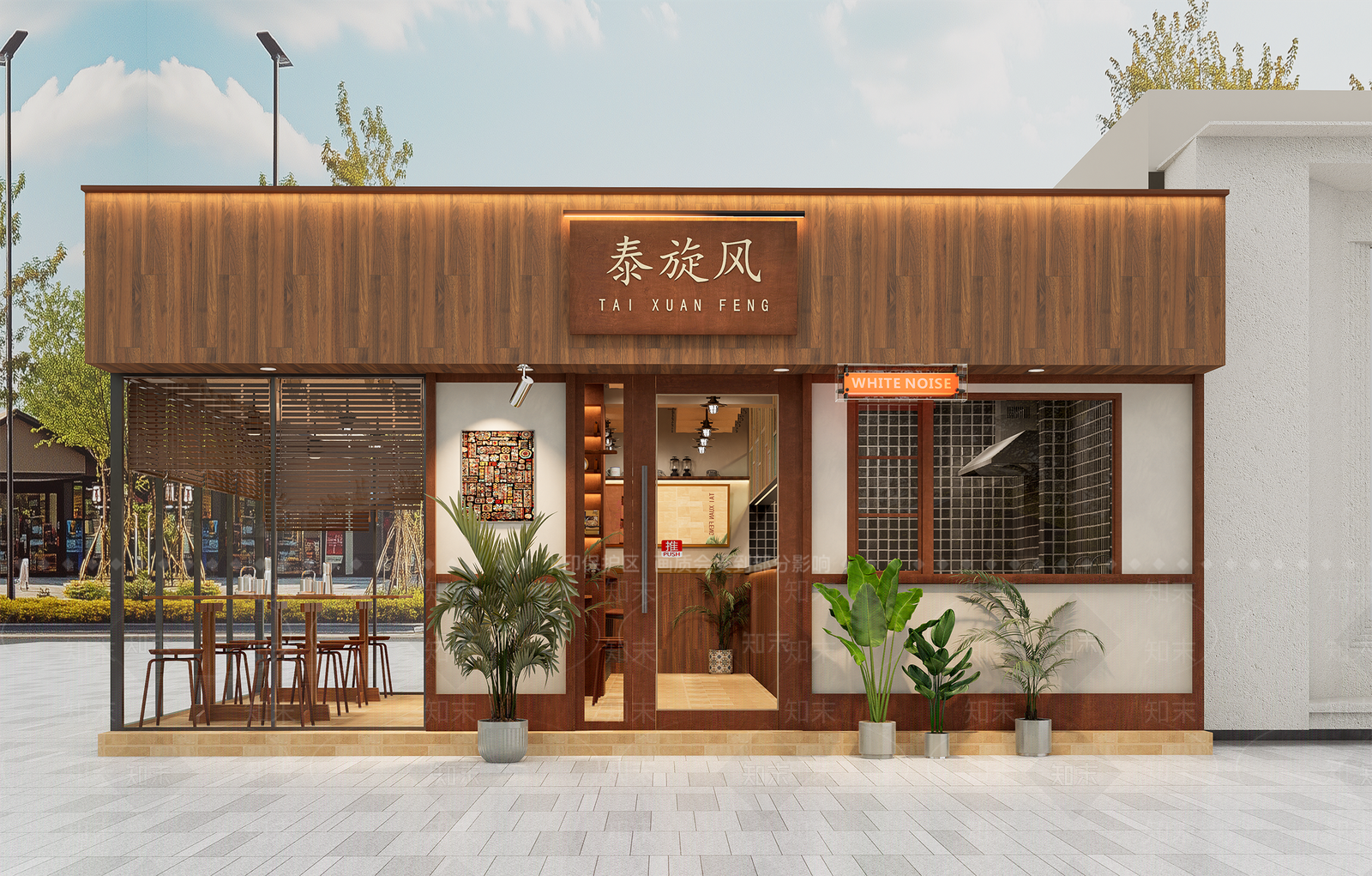 侘寂禅意其他餐饮空间3D模型下载【ID:1201865196】