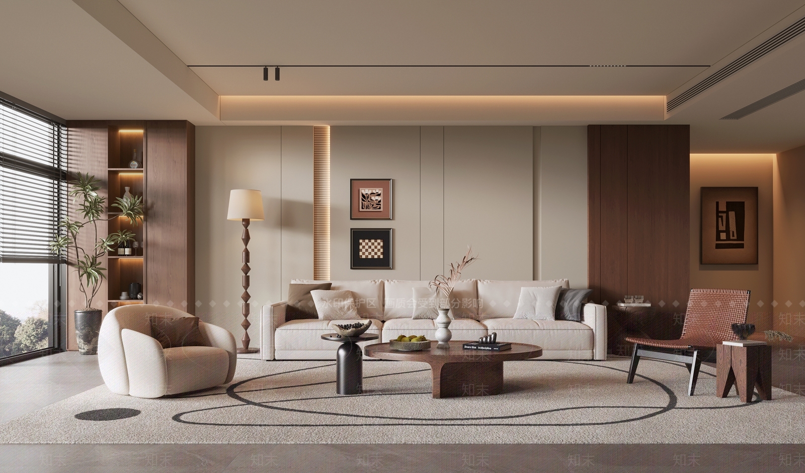 中古家居客厅3D模型下载【ID:1201872643】