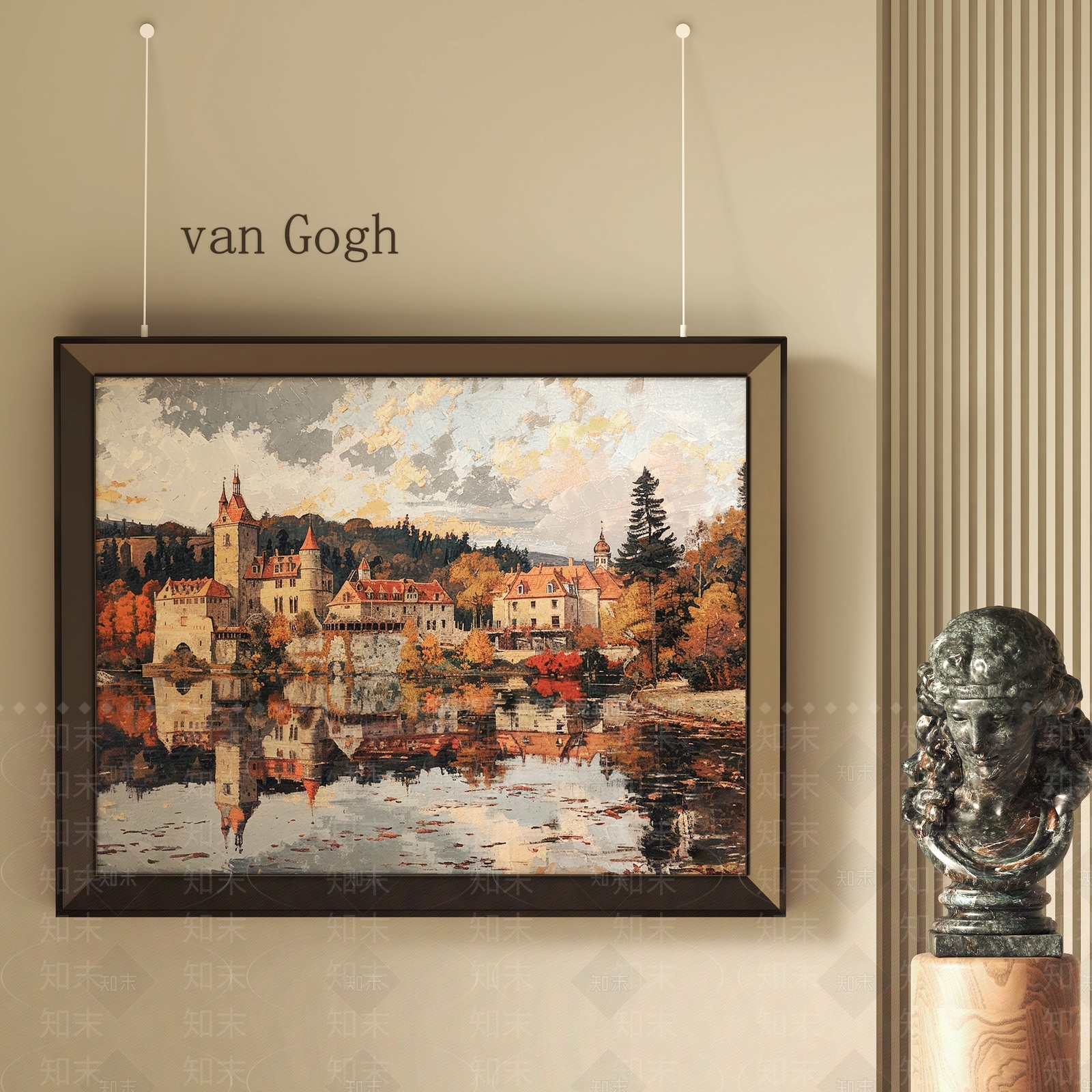 欧式挂画SU模型下载【ID:1201881704】